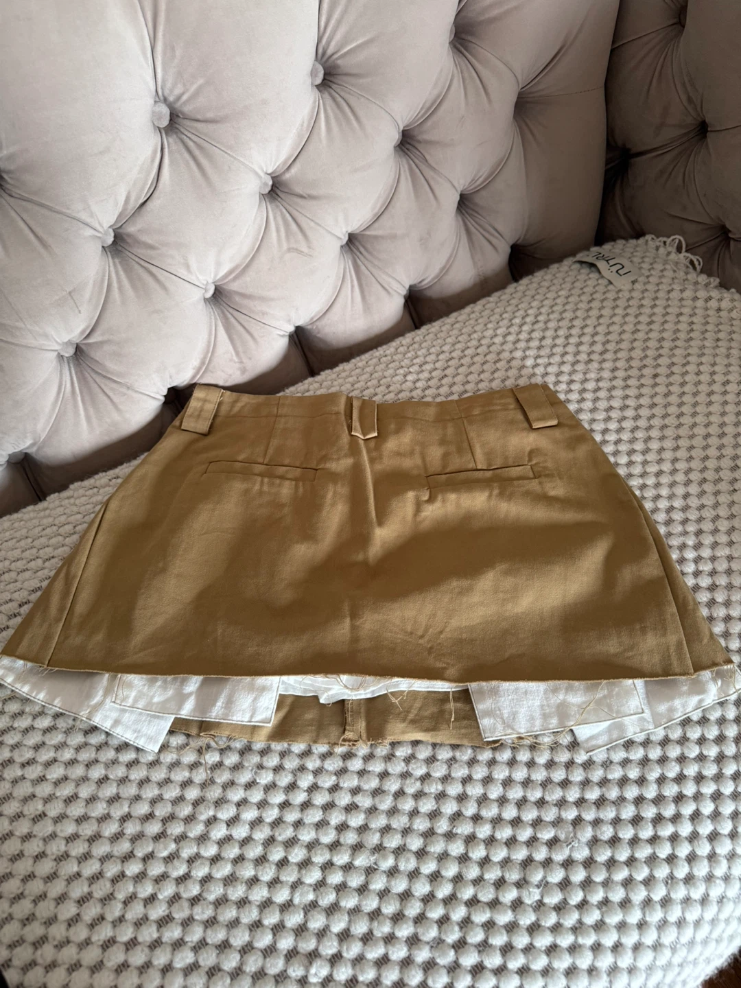 SOLADO Brown Mini Skirt - Size S - photo 3