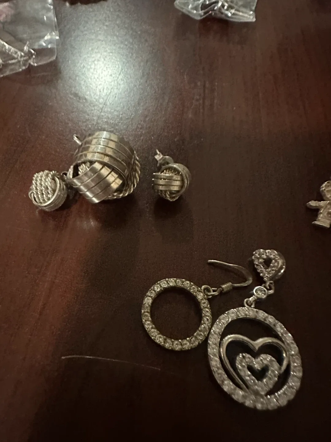 Assorted Silver Pendants and Earrings image indicator(4)