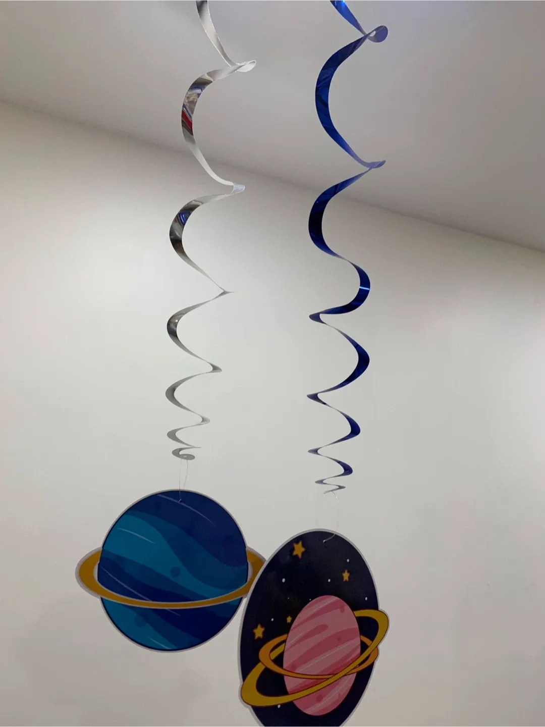 Space Theme table cloth, cupcake and dessert cup toppers image indicator(4)