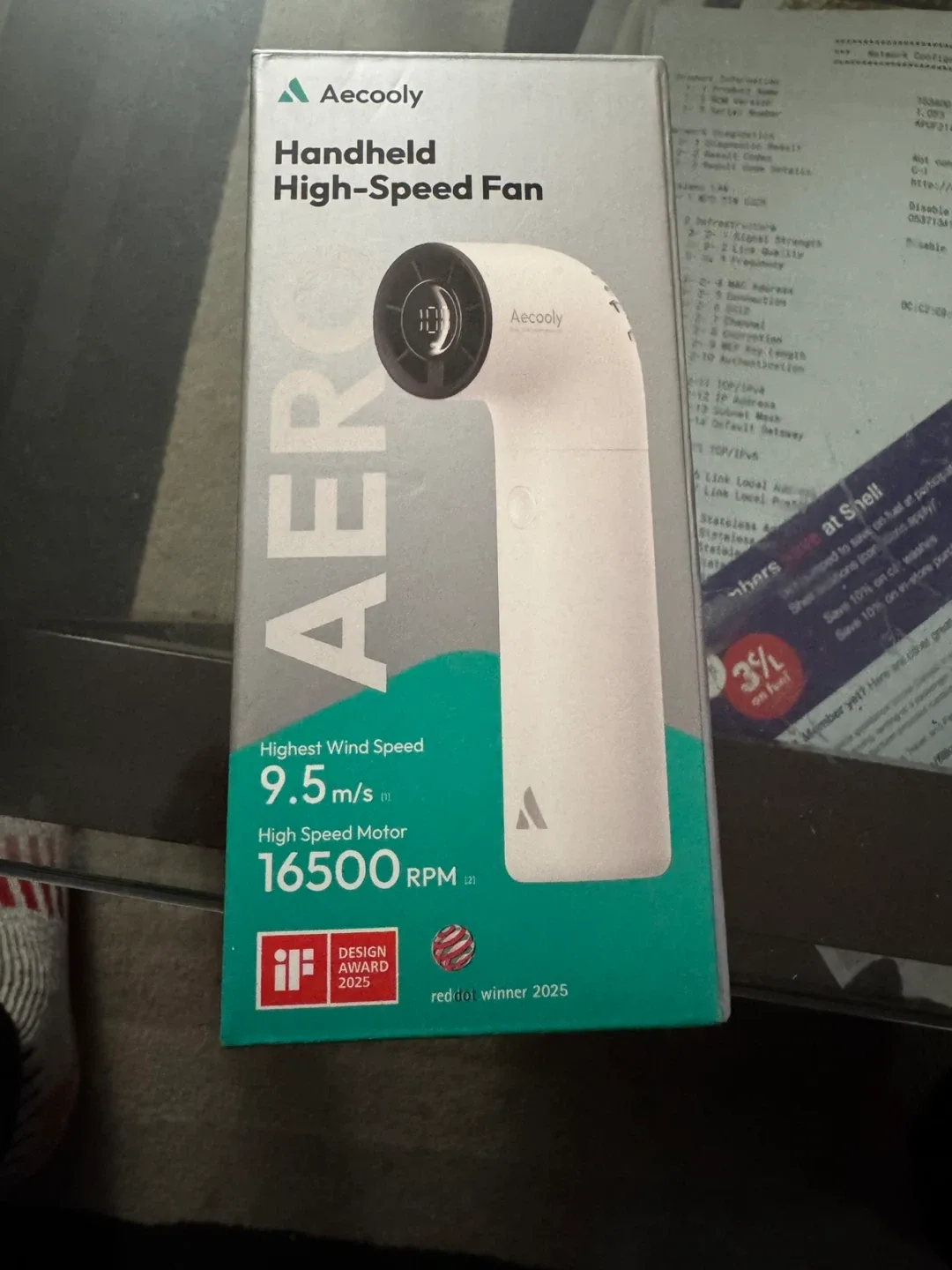 Aeecooly Handheld High-Speed Fan - Aero 3500mAh