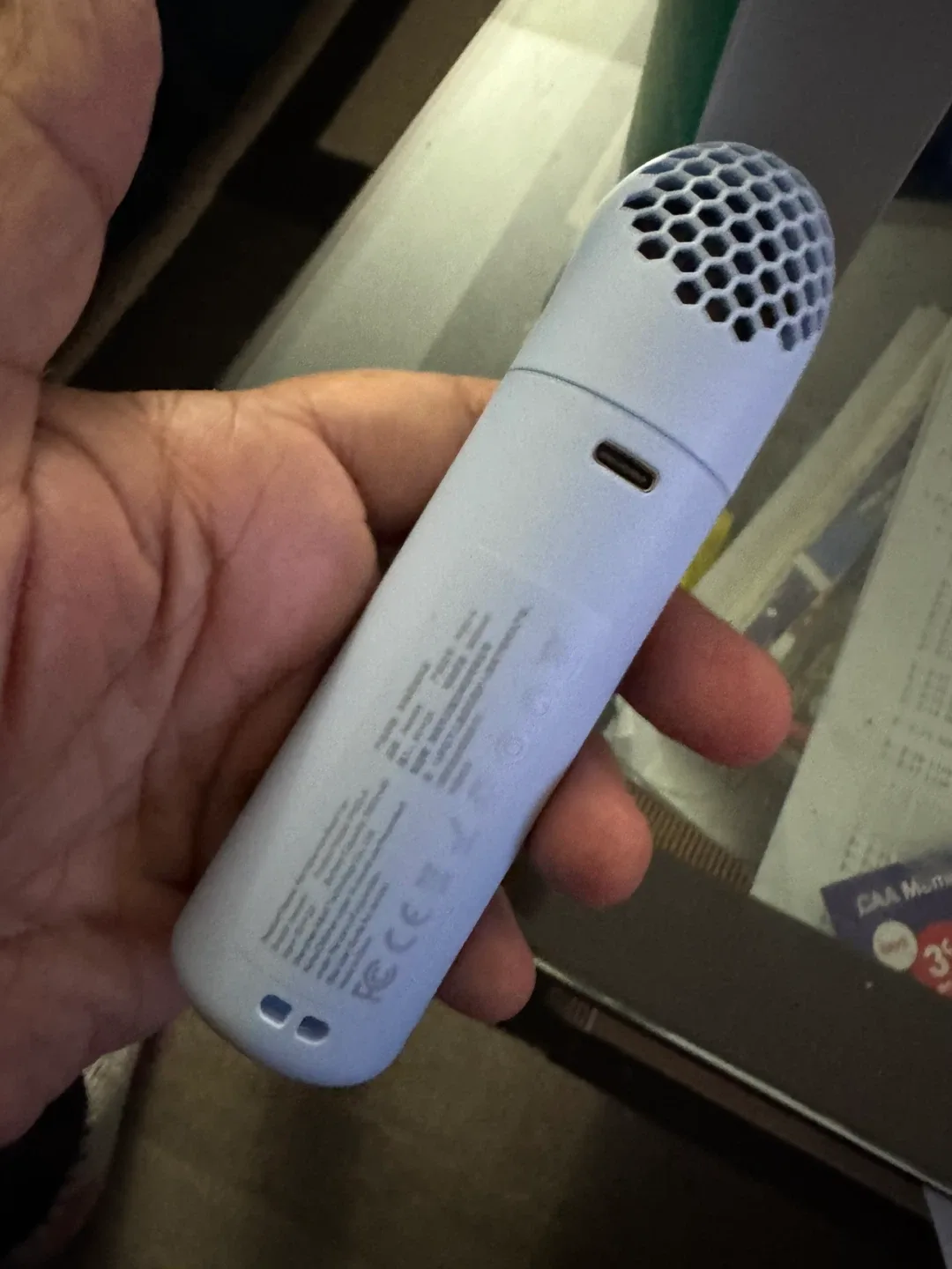 Aeecooly Handheld High-Speed Fan - Aero 3500mAh image indicator(5)