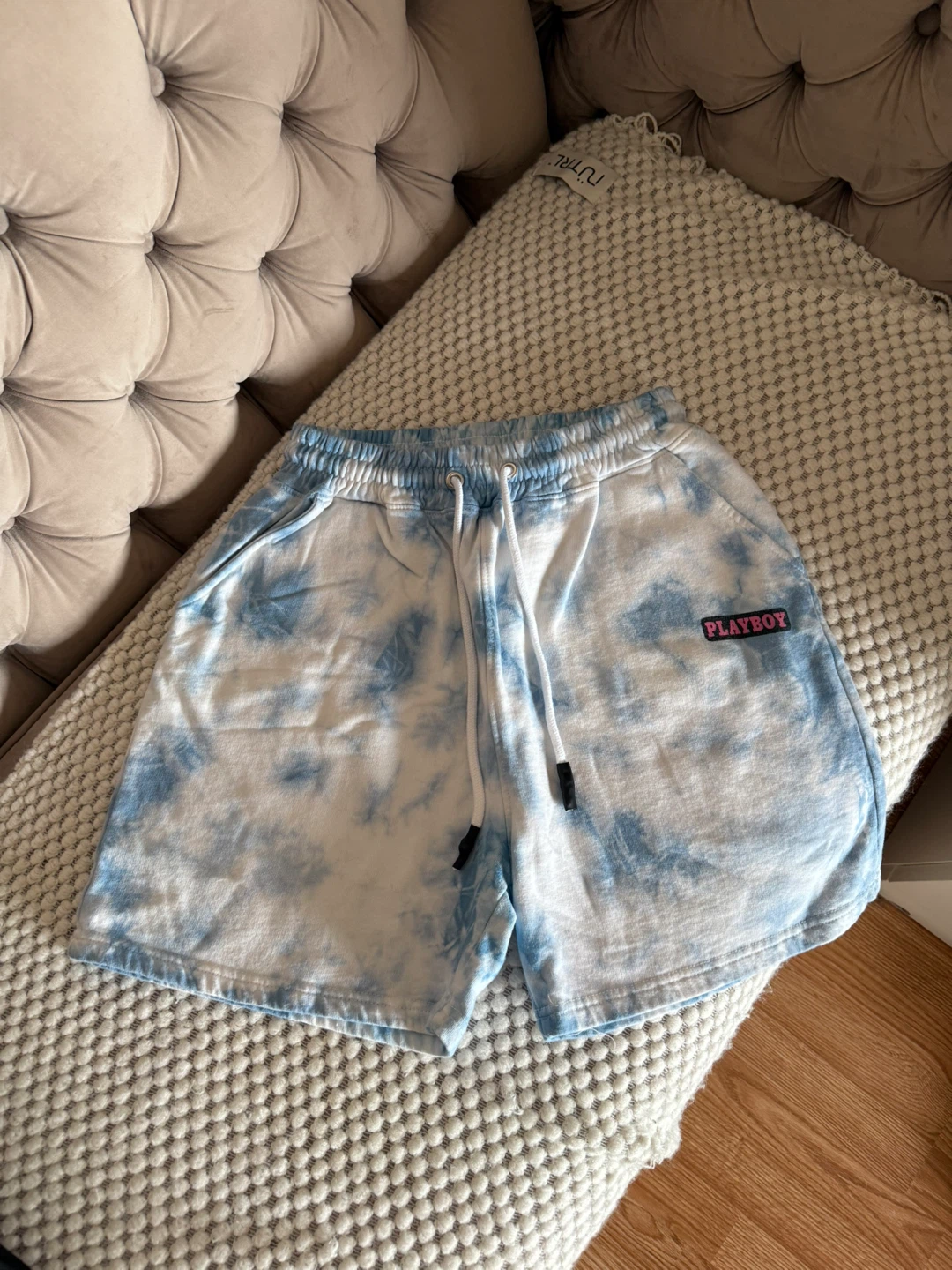 Playboy x Missguided Tie Dye Shorts