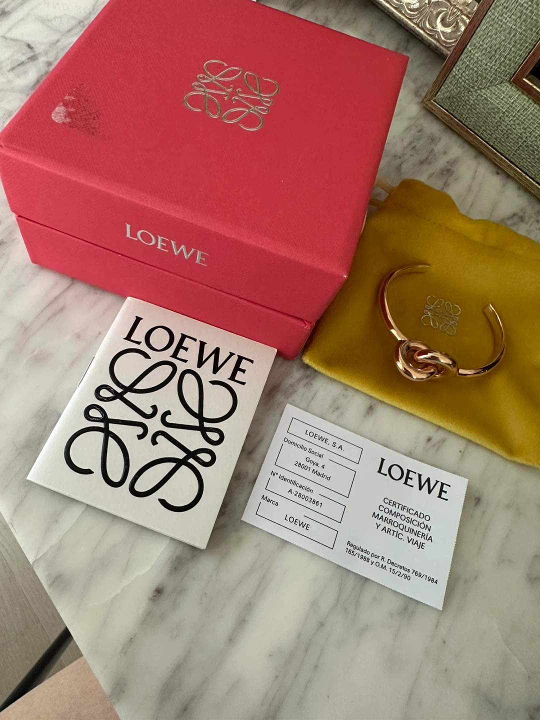 Loewe Rose Gold plated donut link cuff -Size S #cleanout - photo 2