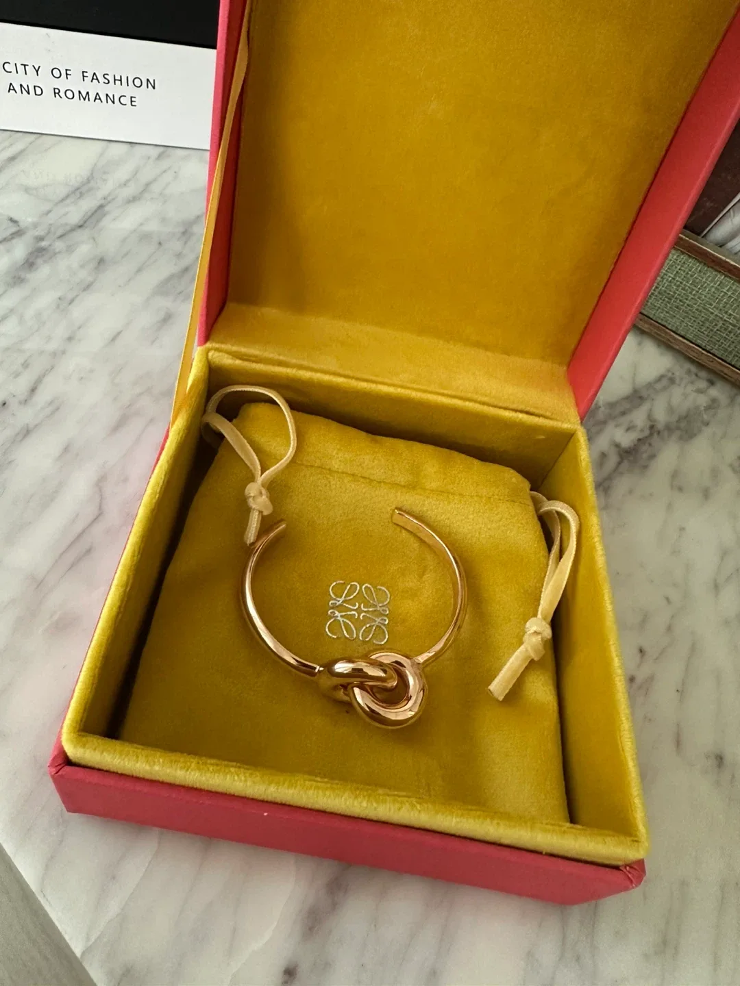 Loewe Rose Gold plated donut link cuff -Size S #cleanout image indicator(10)