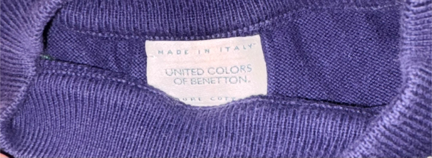 United Colors of Benetton Argyle Sweater - photo 3