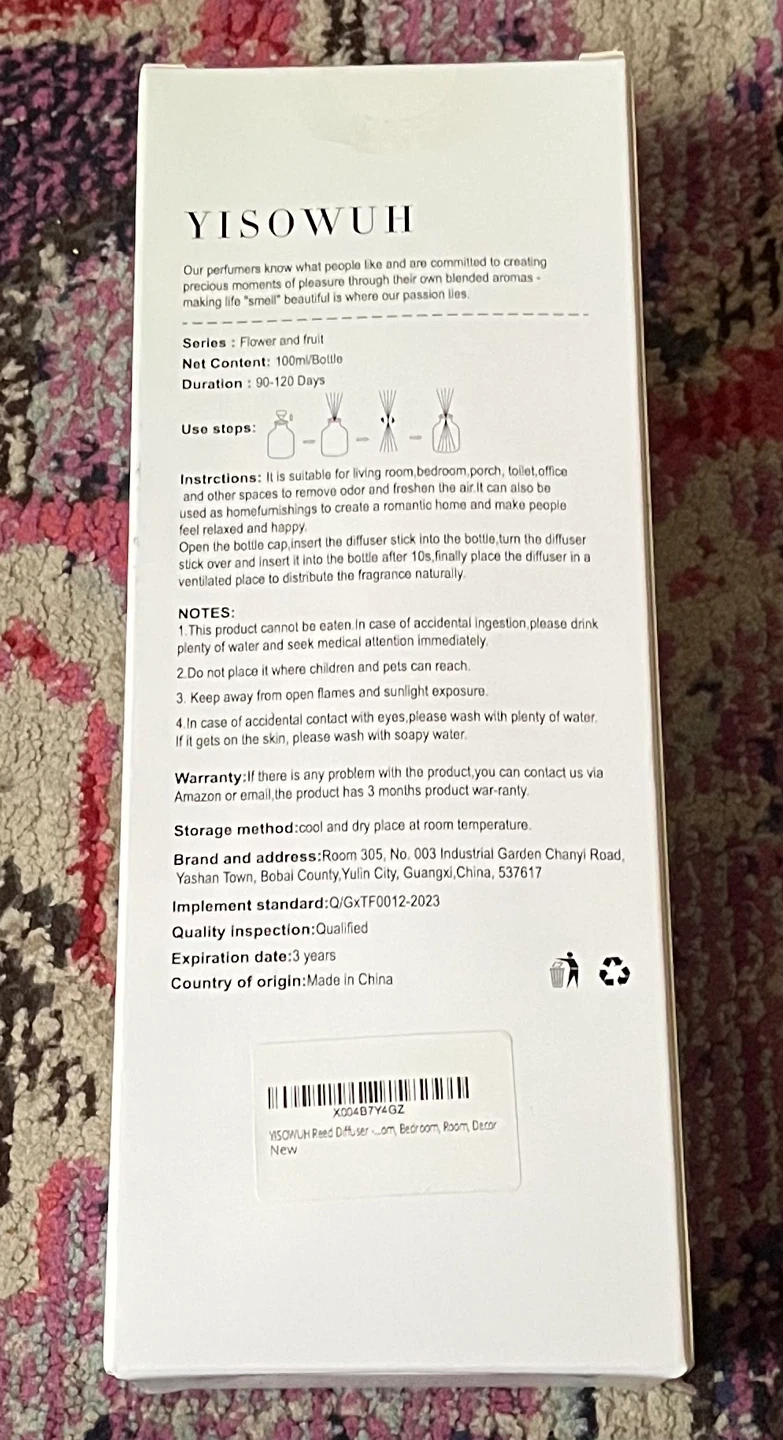 Yisowuh Reed Diffuser - 100ml Bottle - photo 2