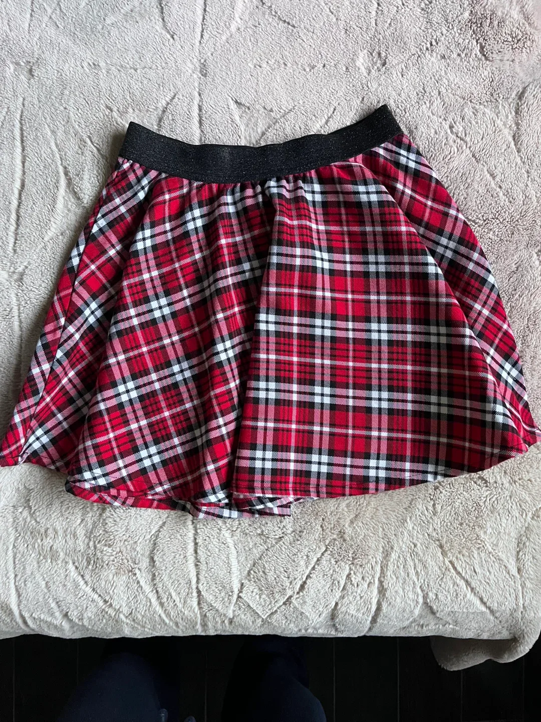 George Red Plaid Skirt - Youth Size 12