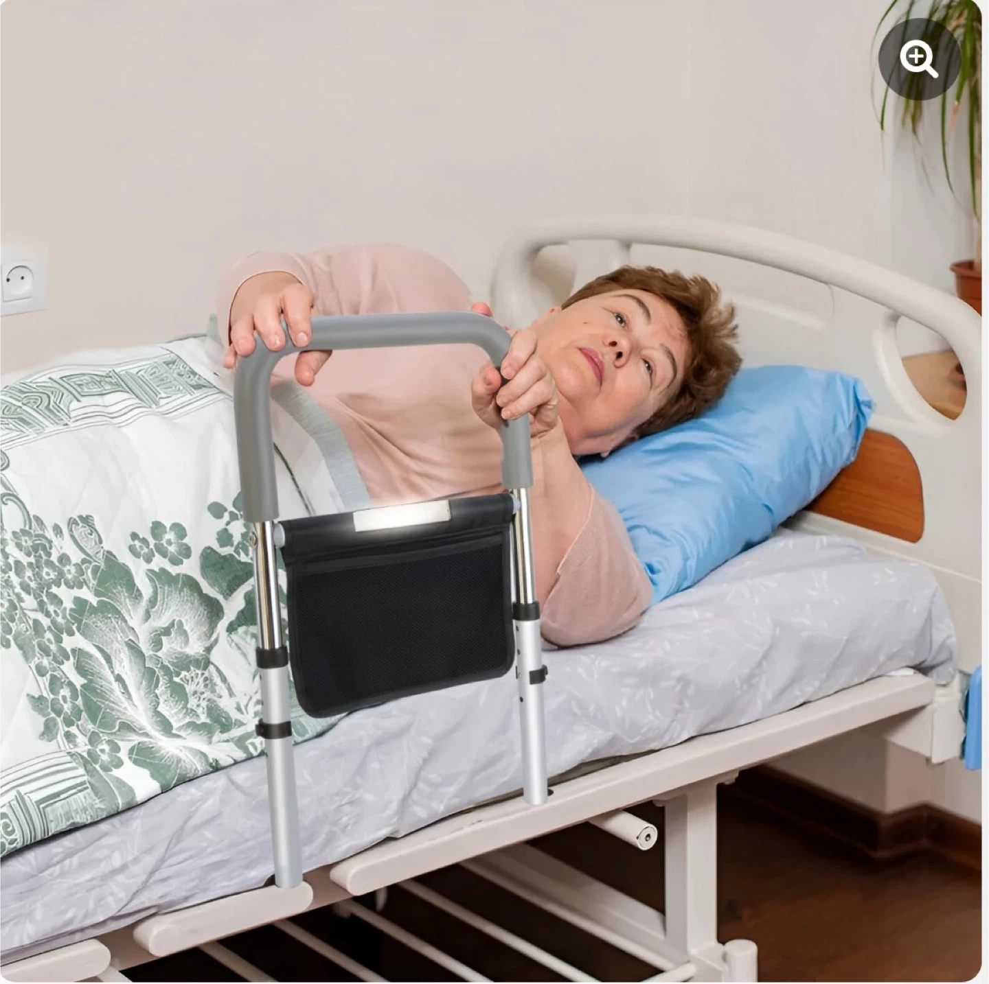 Bed Rails for Ederly Adults Safety, Adjustable Height Bed Assist - photo 3