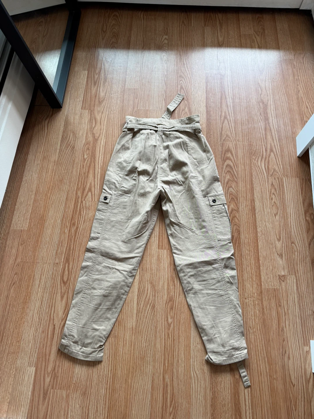 Zara Beige Cargo Pants - photo 2