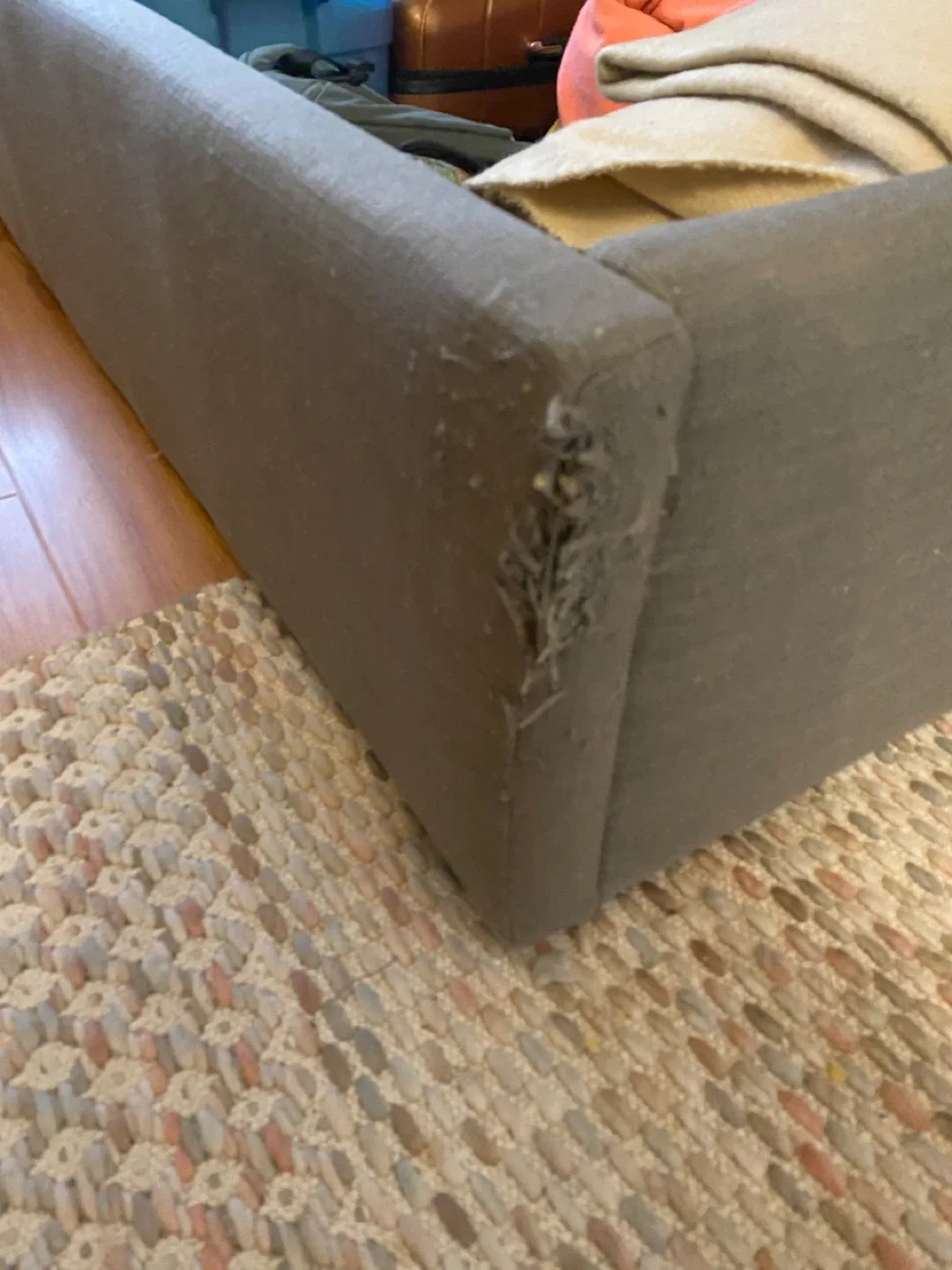 Upholstered Storage Bed Frame - Queen Size