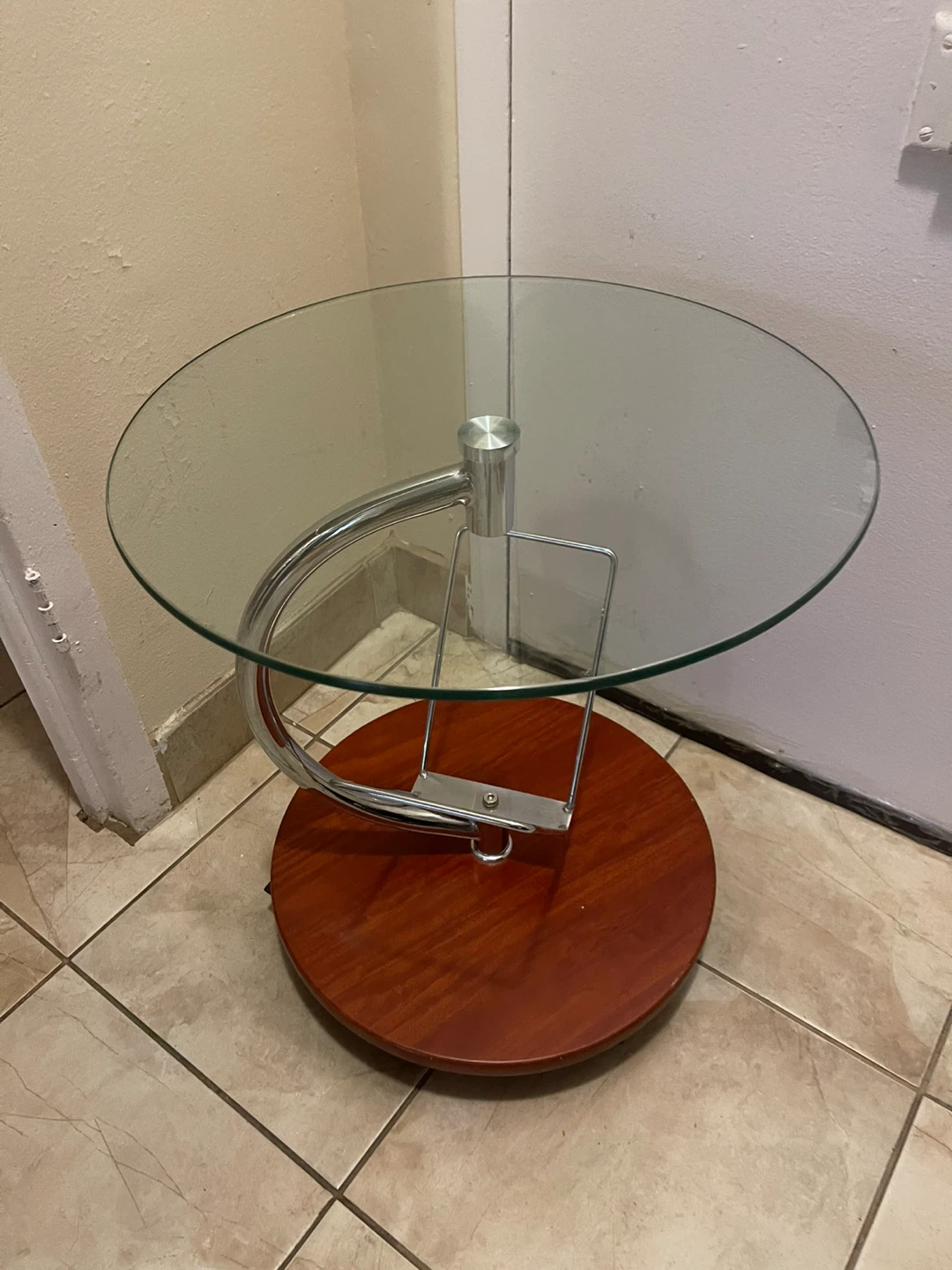 Glass Top Accent Table - photo 3
