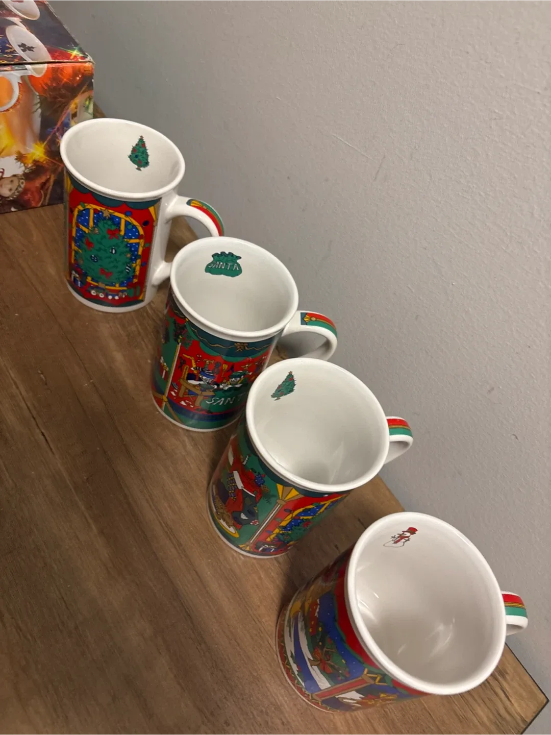 Christmas Holiday Mugs - Set of 4 and 12 OZ image indicator(4)