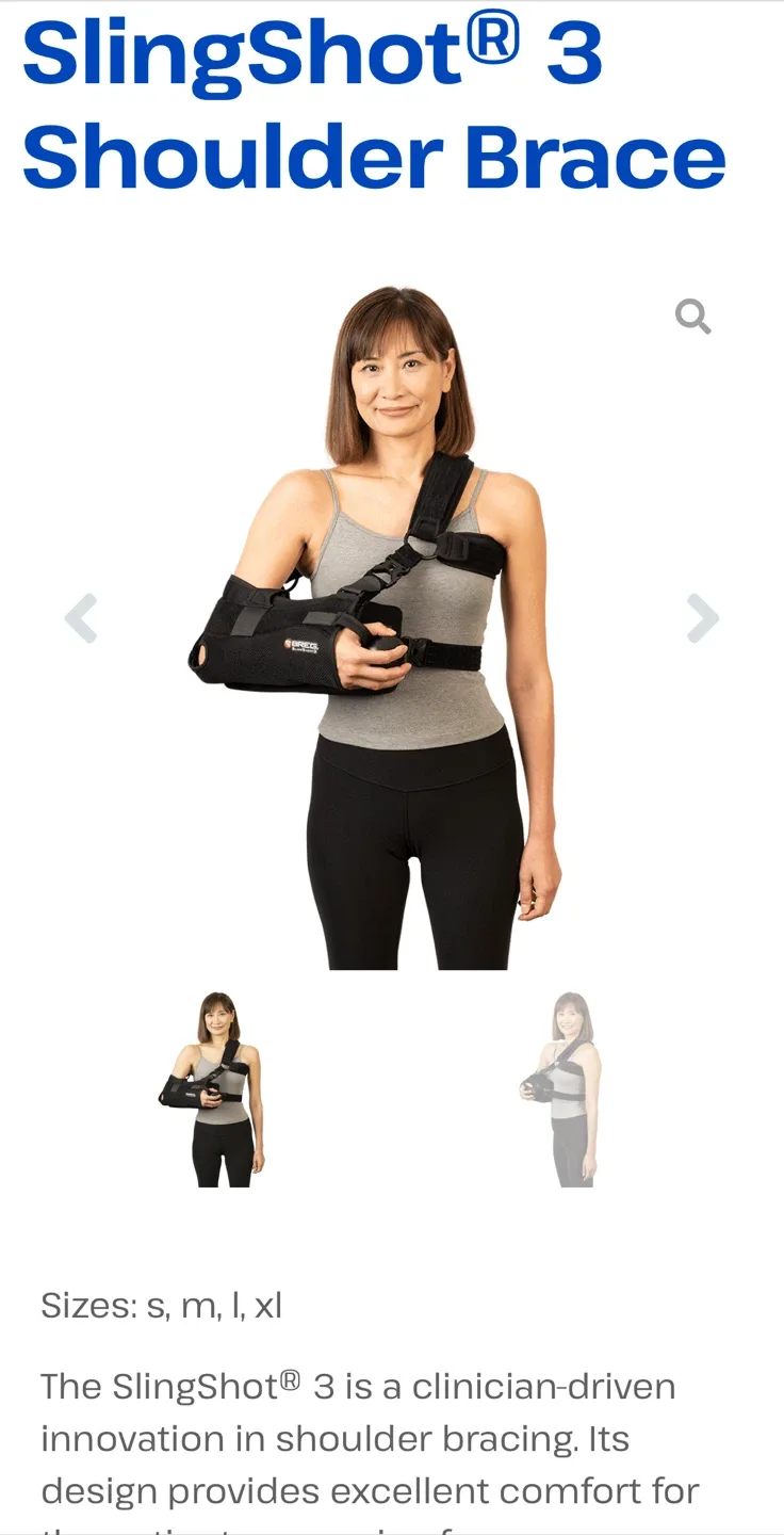 Breg SlingShot 3 Shoulder Brace - Size Small