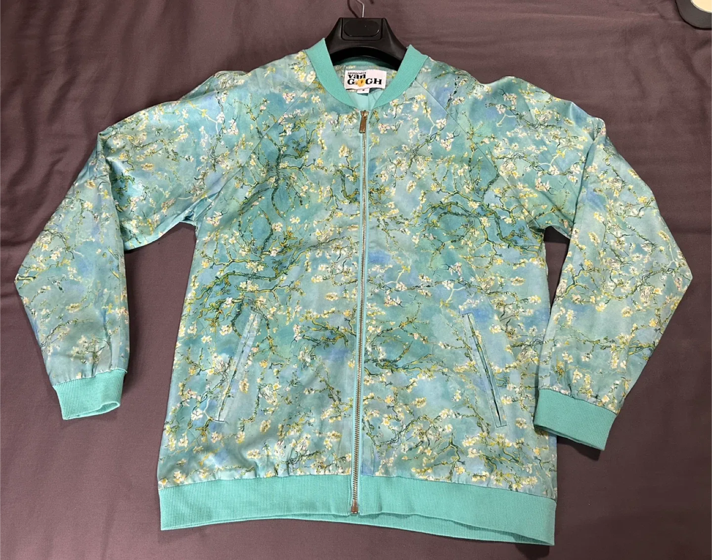 Van Gogh Almond Blossom Bomber Jacket - Size M