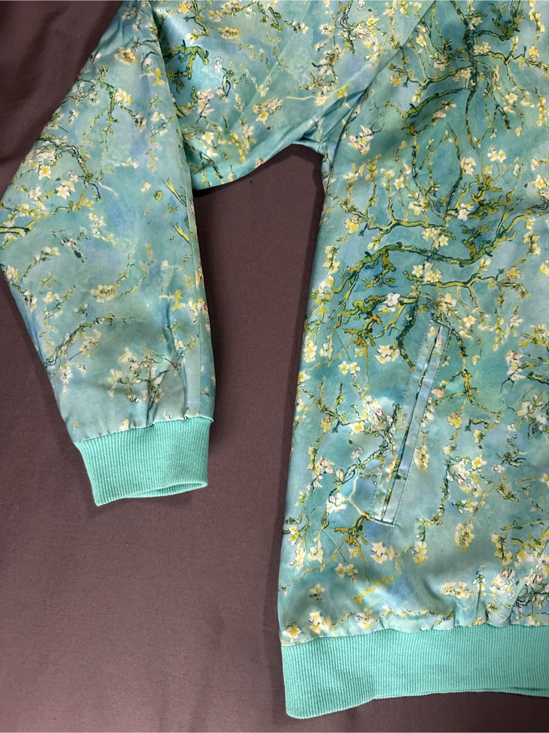 Van Gogh Almond Blossom Bomber Jacket - Size M - photo 2