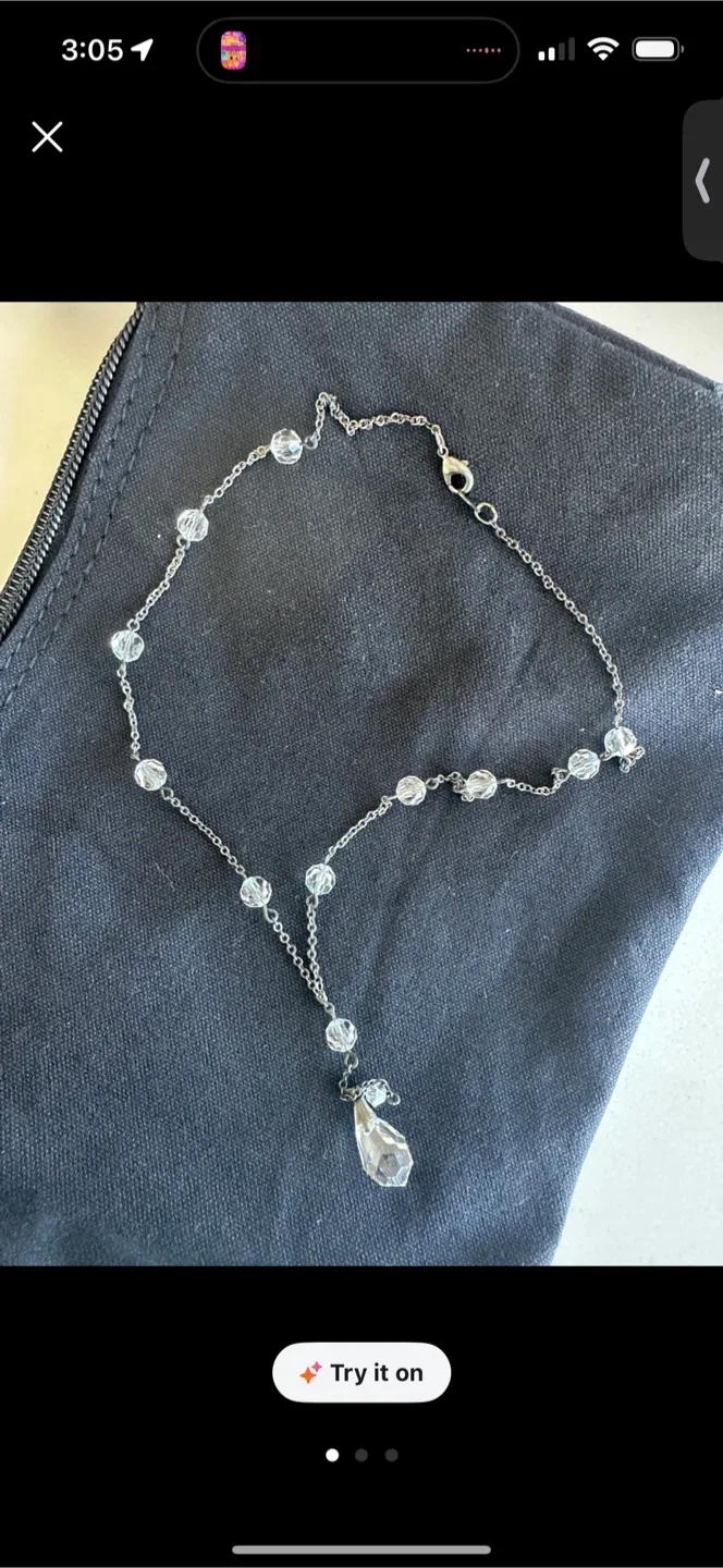 Crystal Pendant Necklace