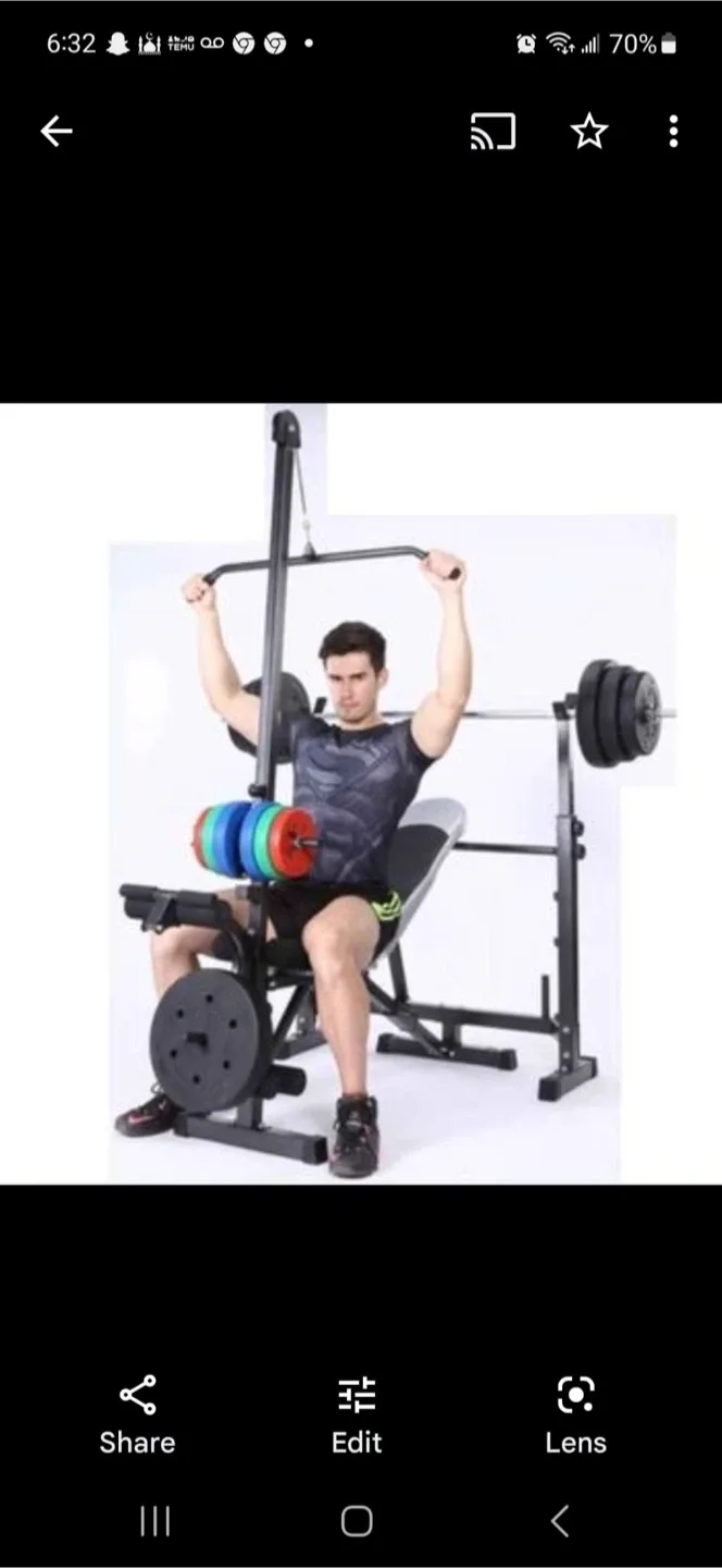 Multifunctional Split Weight Bench Gym Workout Machine image indicator(4)