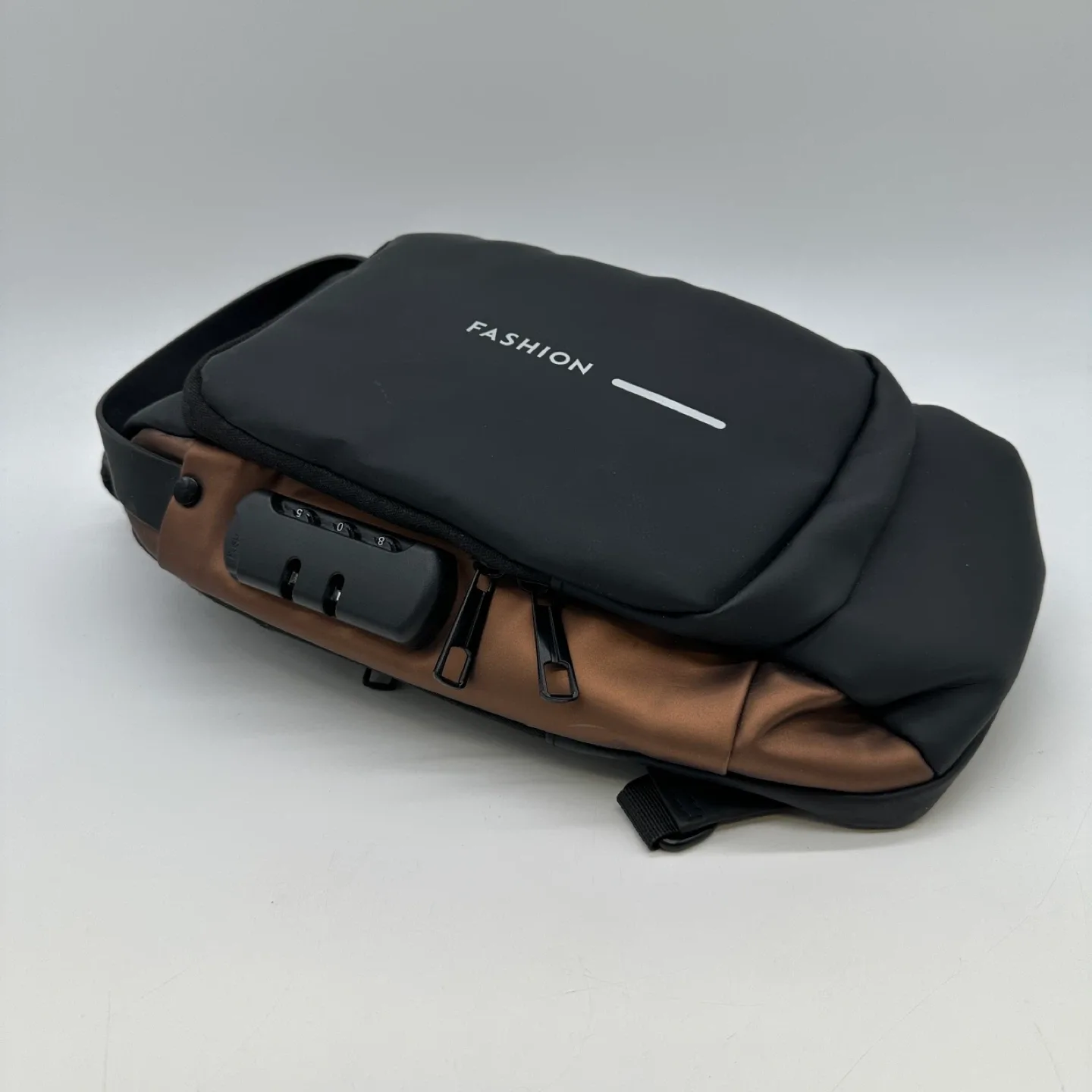 Anti-Theft Crossbody Bag USB Port Combo Lock