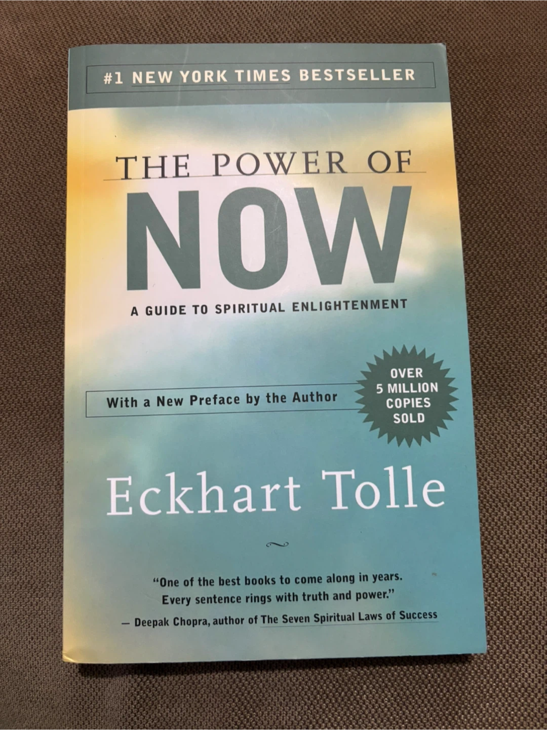 "The Power of Now" by Eckhart Tolle