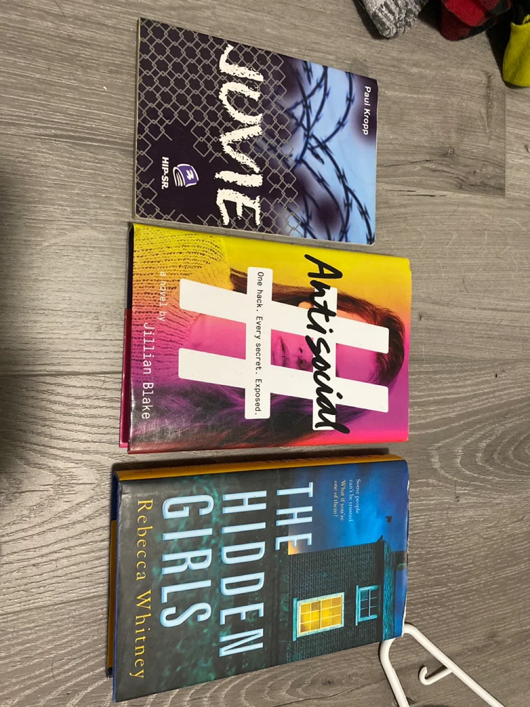 Book lot: Juvie, Antisocial, The Hidden Girls