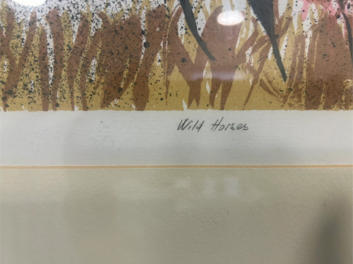 Wild Horses Framed art painted picture by VSK - photo 4