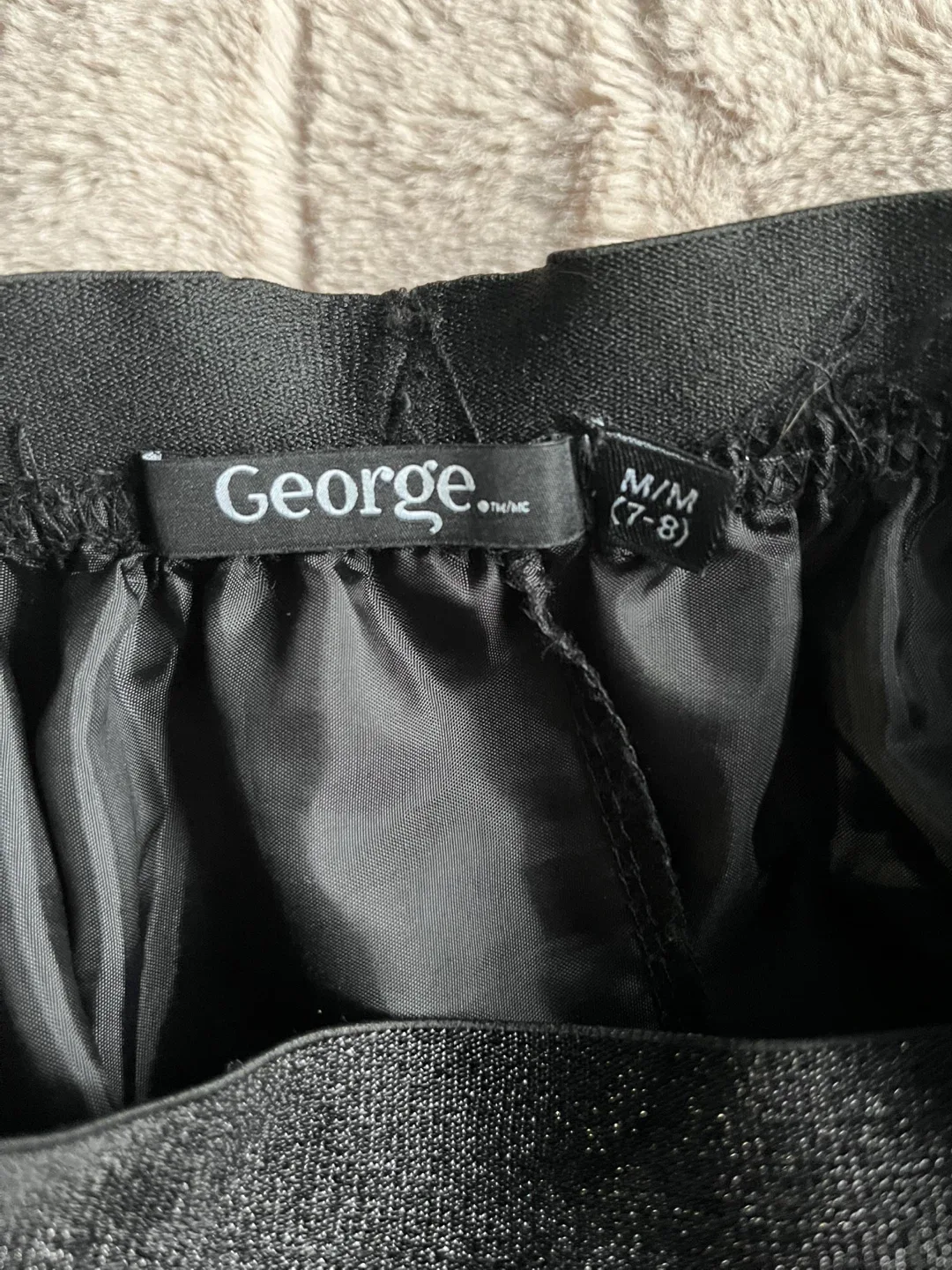 George Black Skirt - Size M (7-8) image indicator(2)