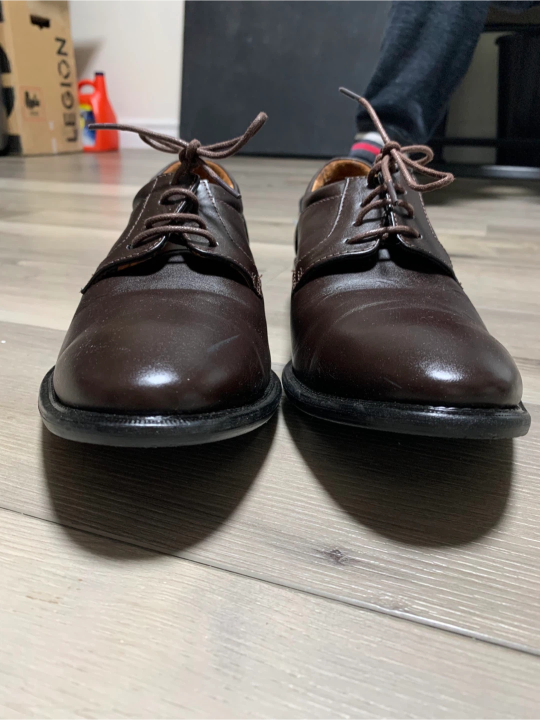 Men’s formal dress shoes, Lace ups size 41 / US 8 - photo 4