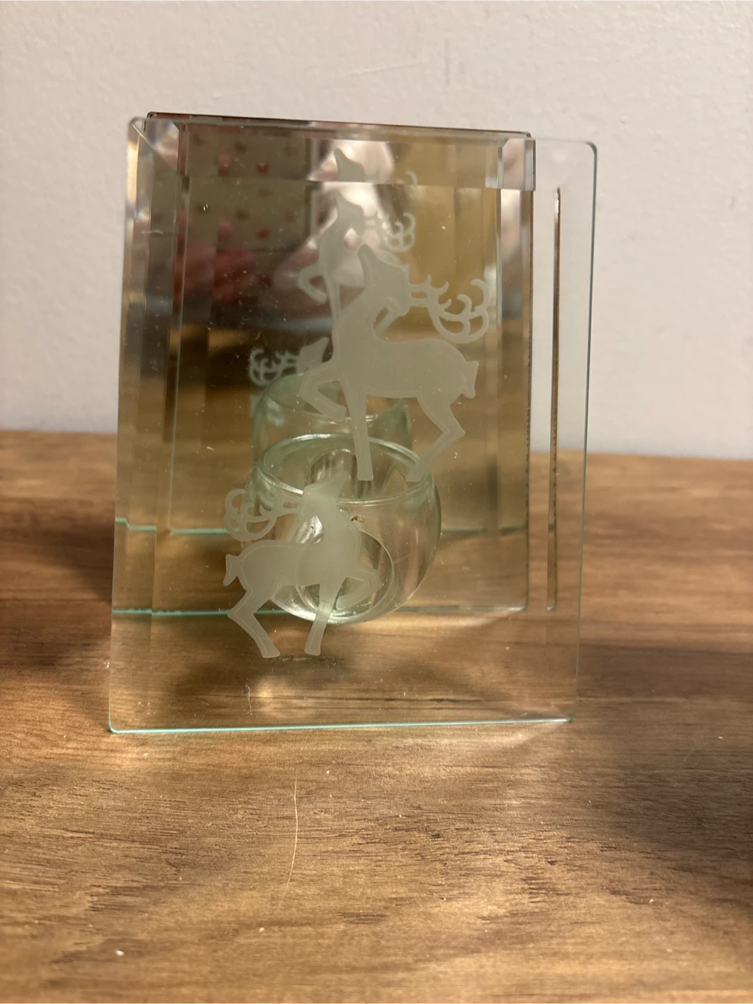 New Glass Mirror Candle Holder - photo 4