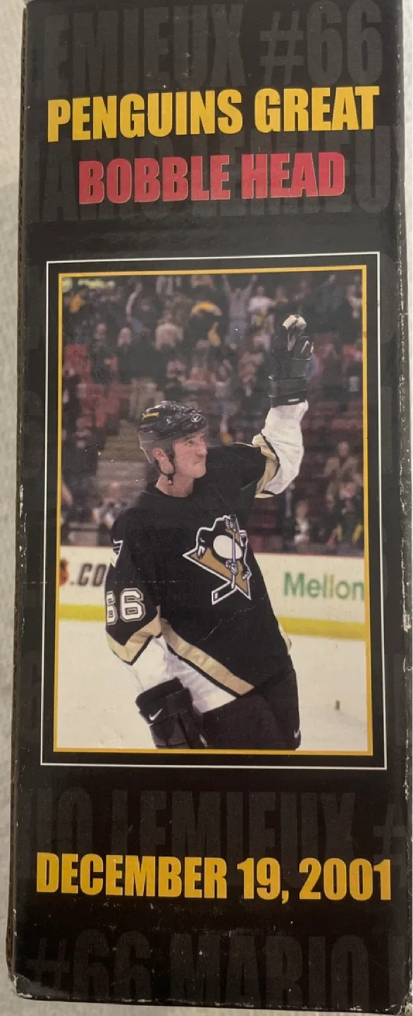 Mario Lemieux Penguins Bobble Head
