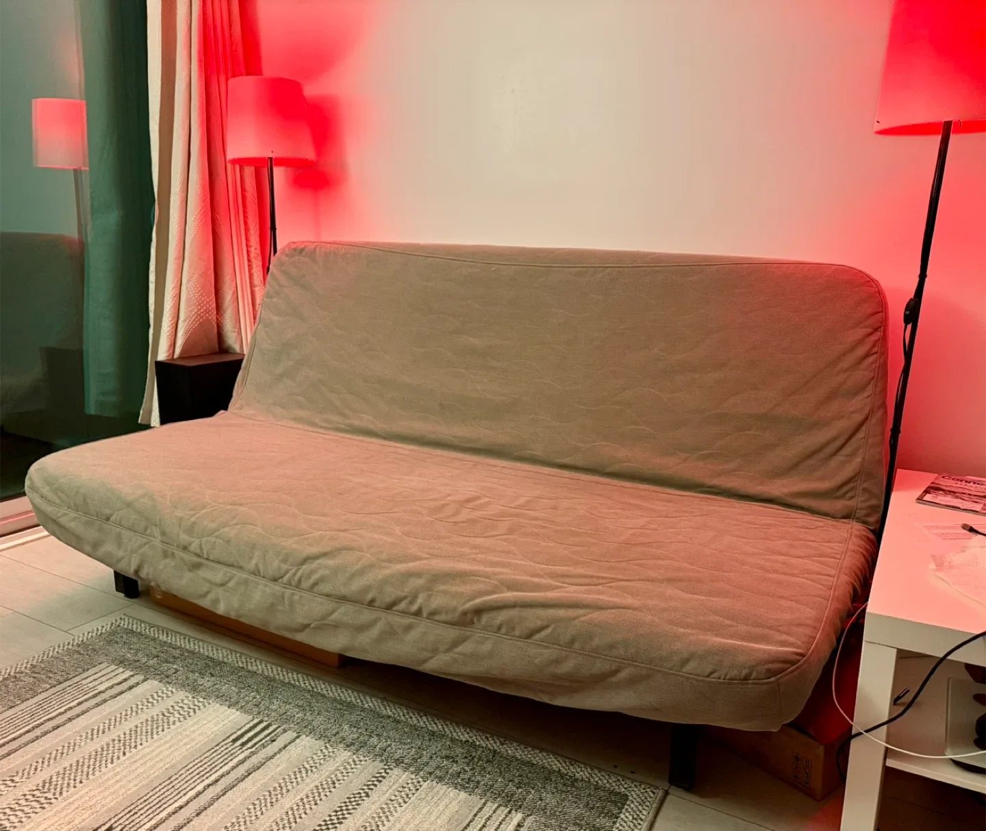 IKEA Nyhamn Futon Sofa Bed - Grey