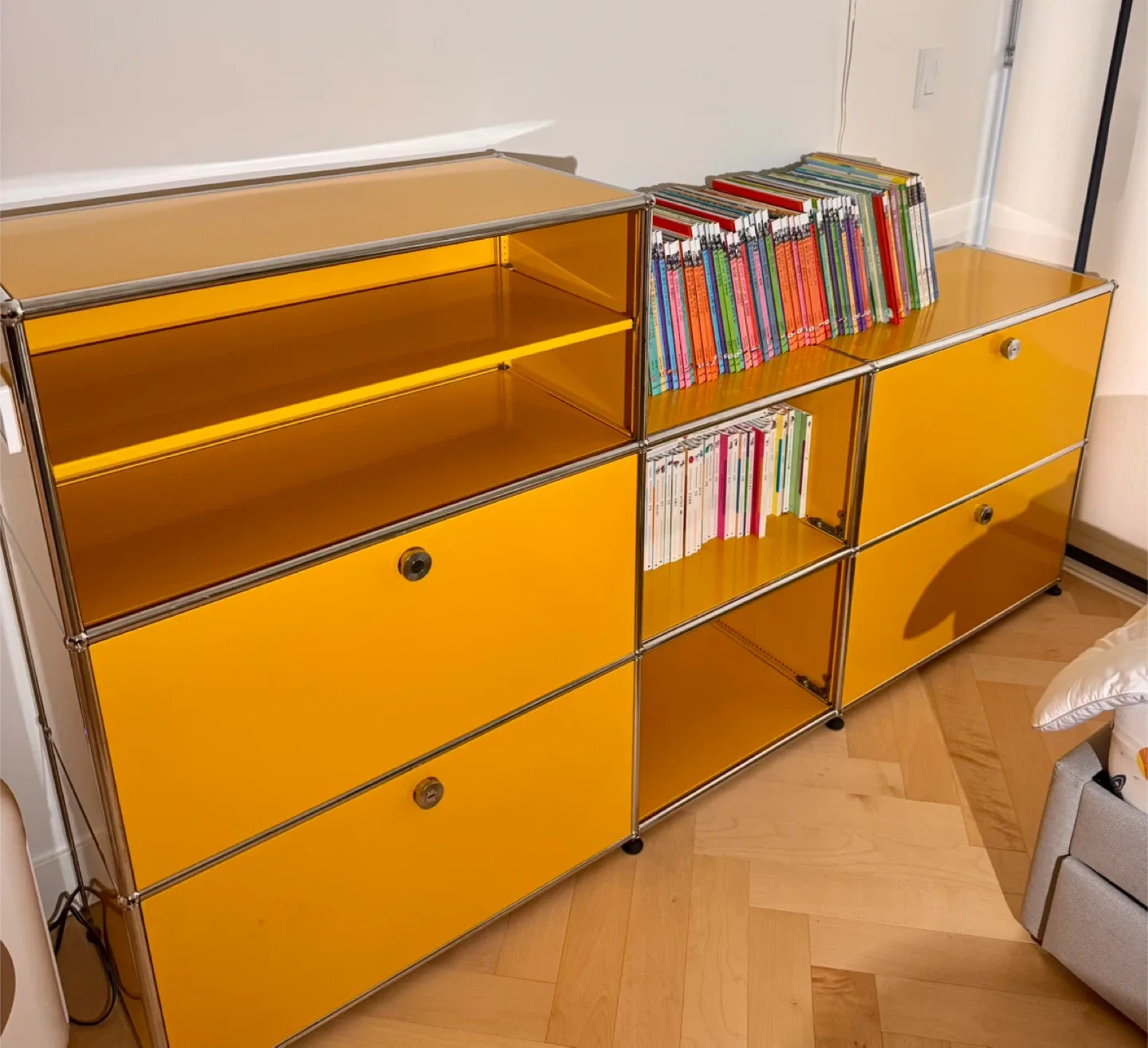 USM Haller Storage Unit - Yellow