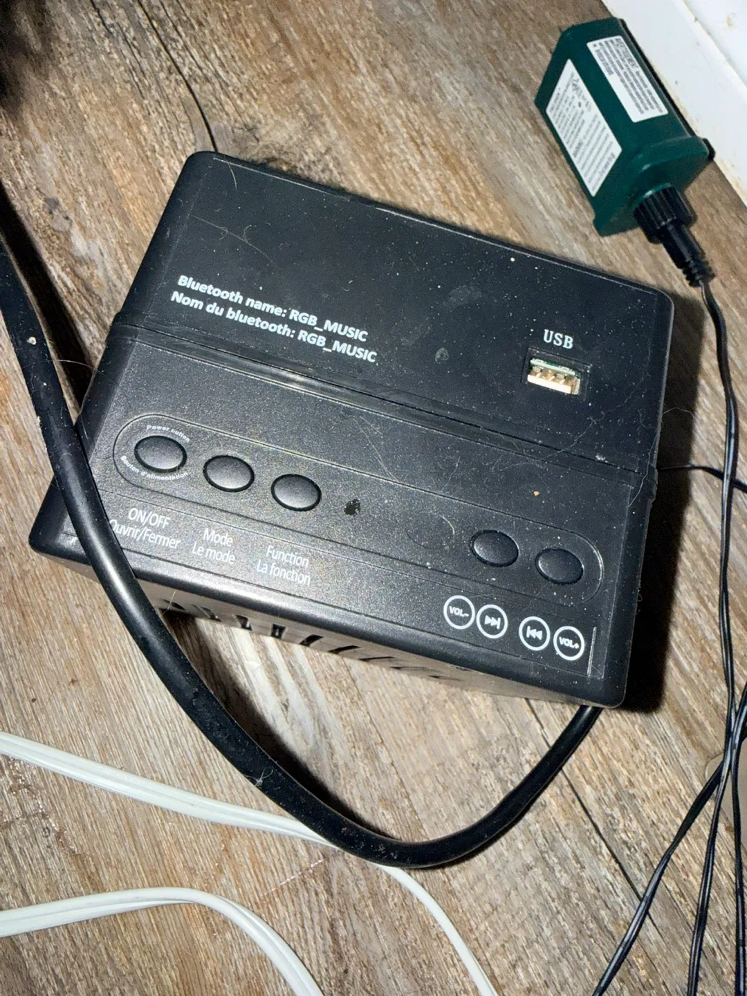 Pre-lit Artificial Christmas Tree with RGB Music Box image indicator(2)