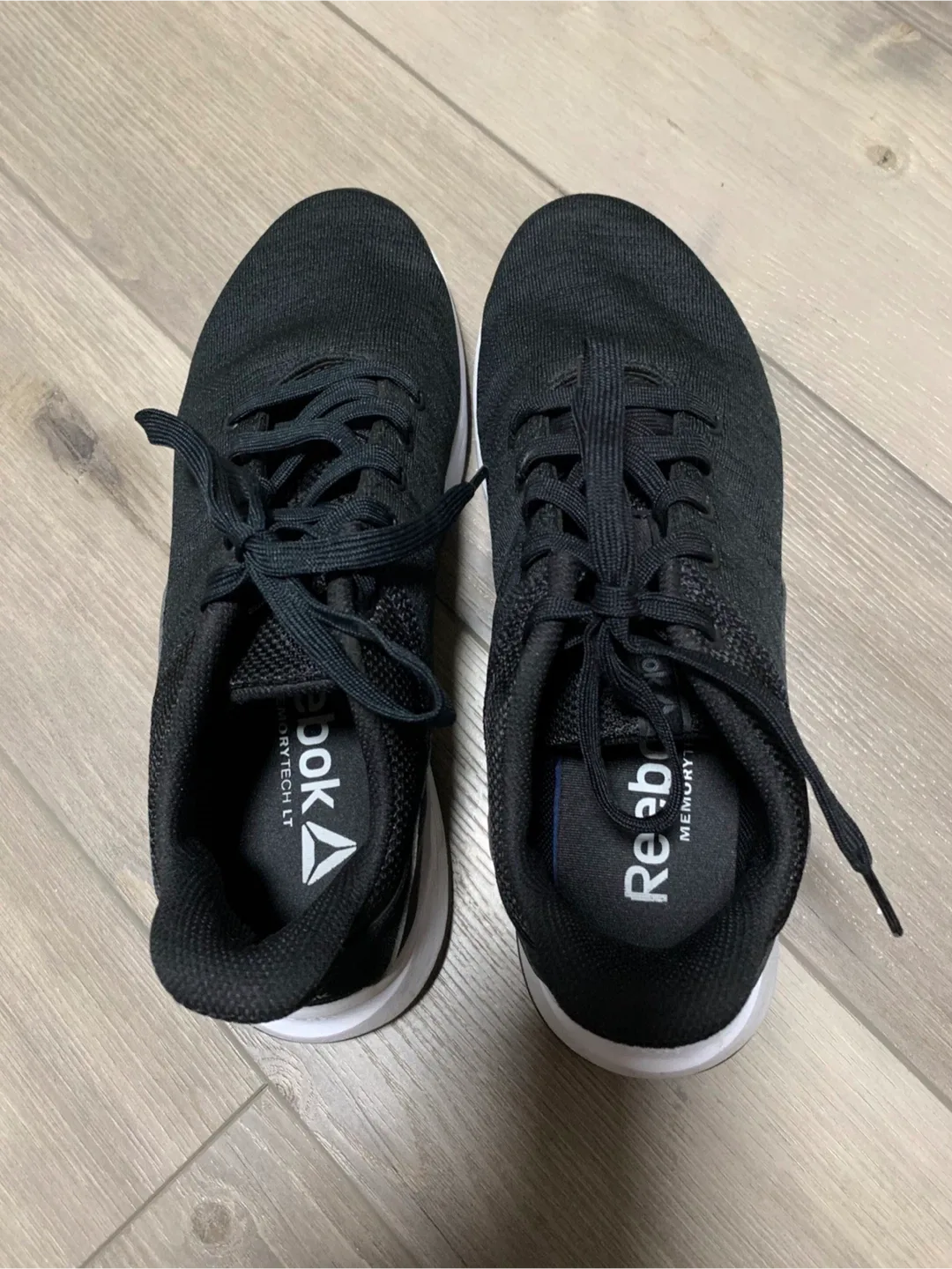 New Reebok DMX Memory Tech LT Black Shoes US size 8