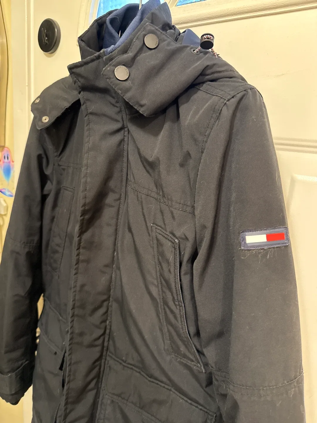 Tommy Hilfiger Black Winter Coat ‘S’ image indicator(4)