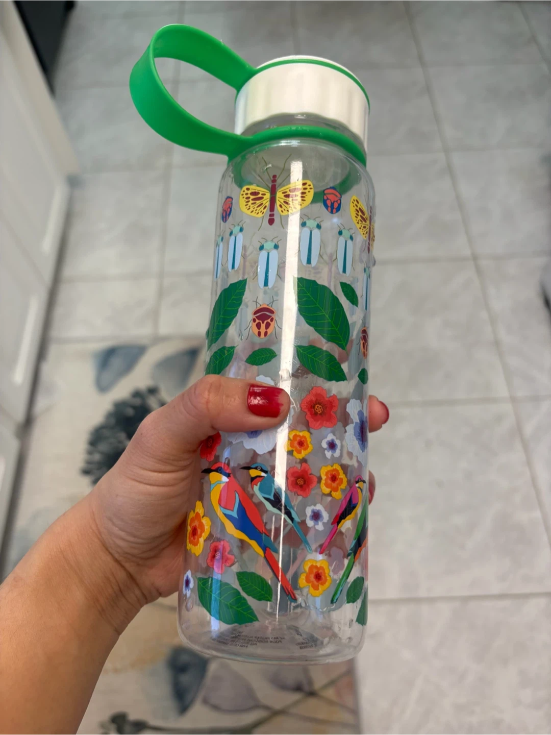 Starbucks Floral Water Bottle - photo 2