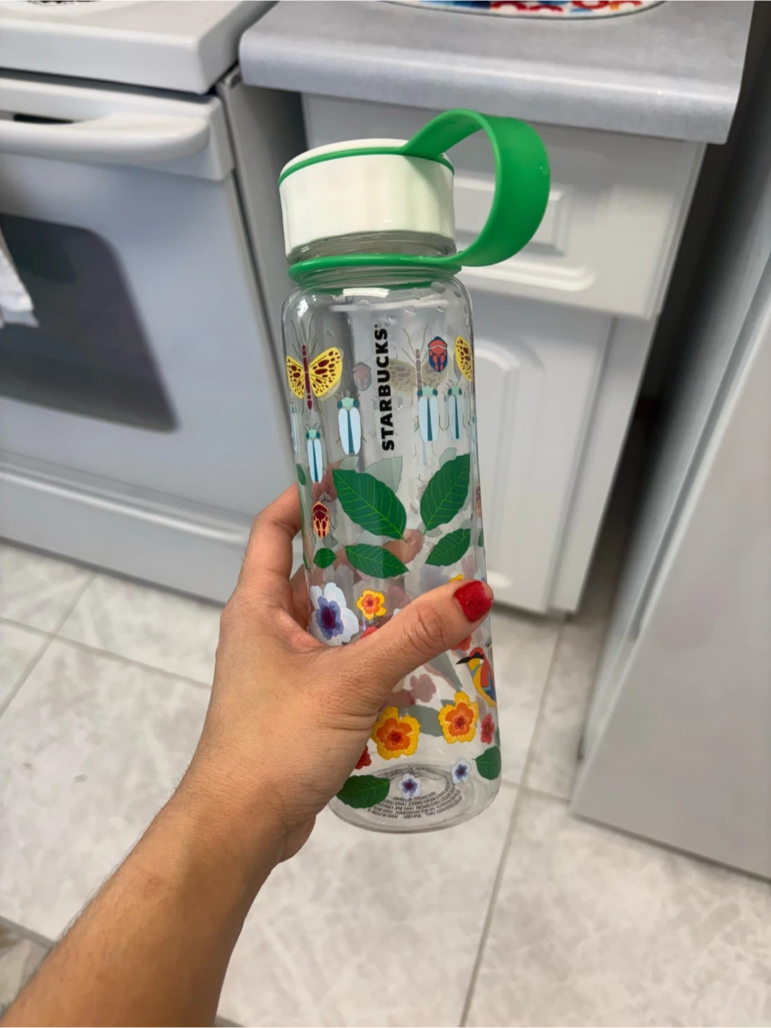 Starbucks Floral Water Bottle
