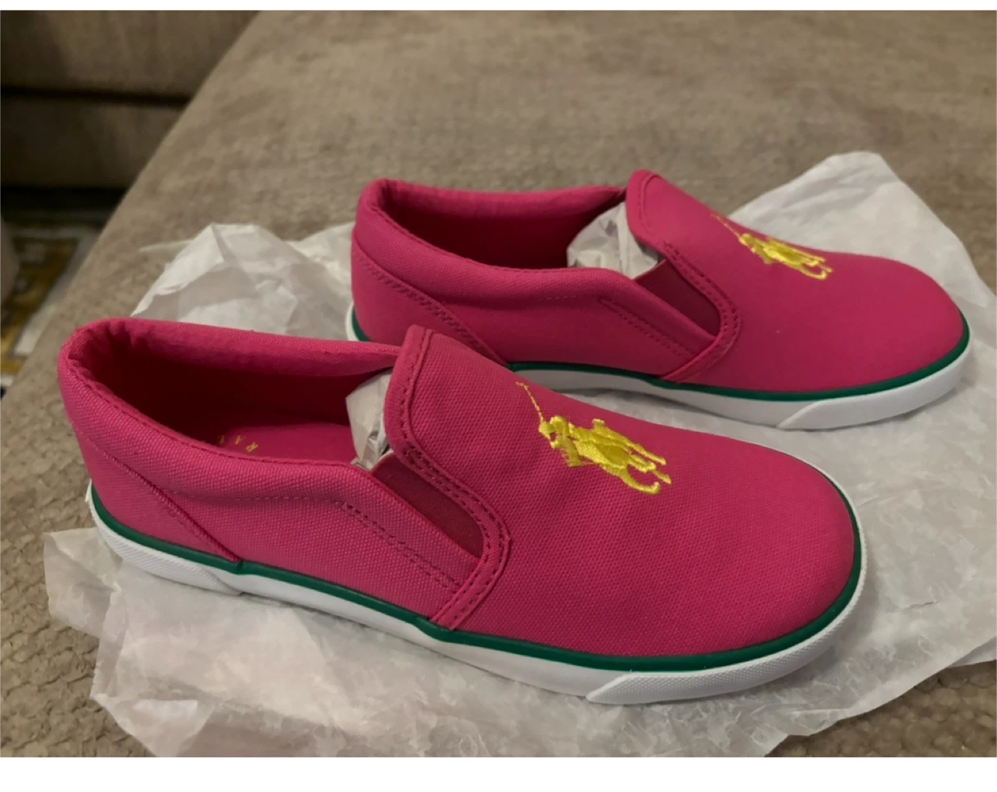 Ralph Lauren Pink Slip-On Shoes
