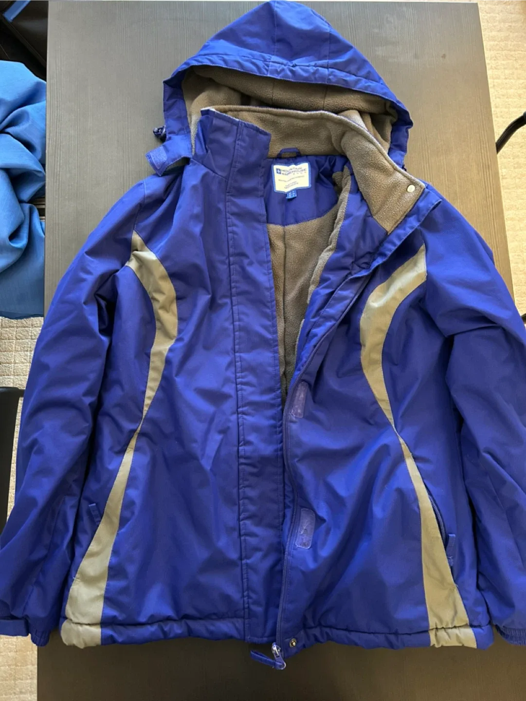 Mountain Warehouse Snow Jacket - Blue - Size US 8