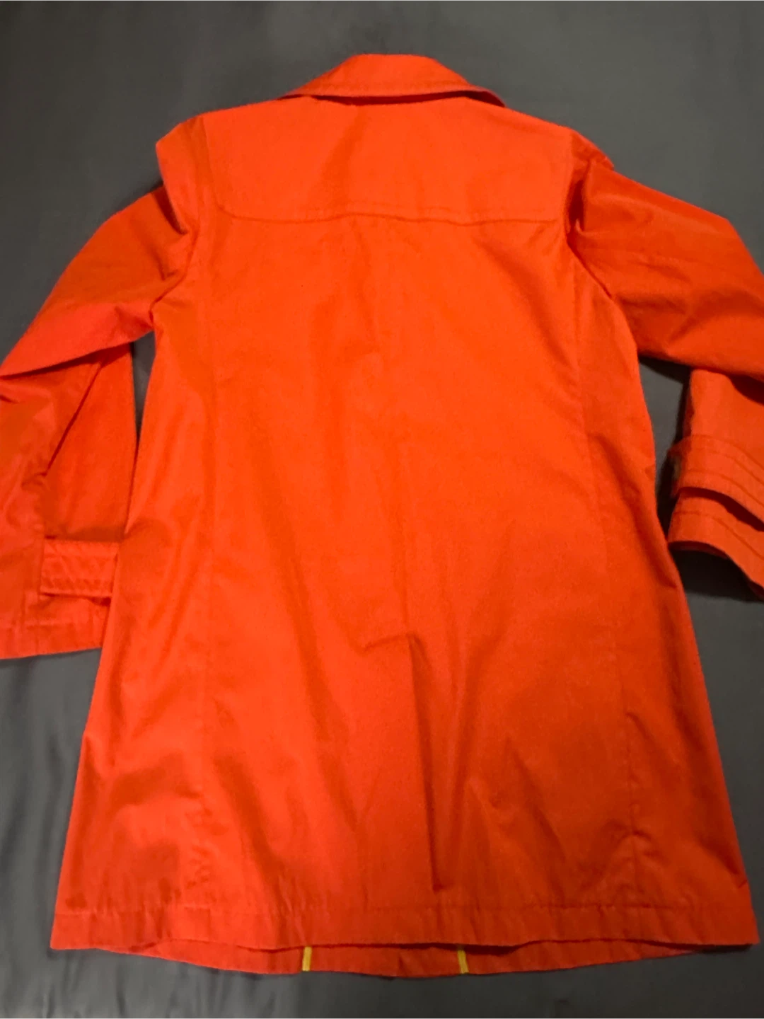 Talbots Petites Orange Raincoat Size 8P - photo 5