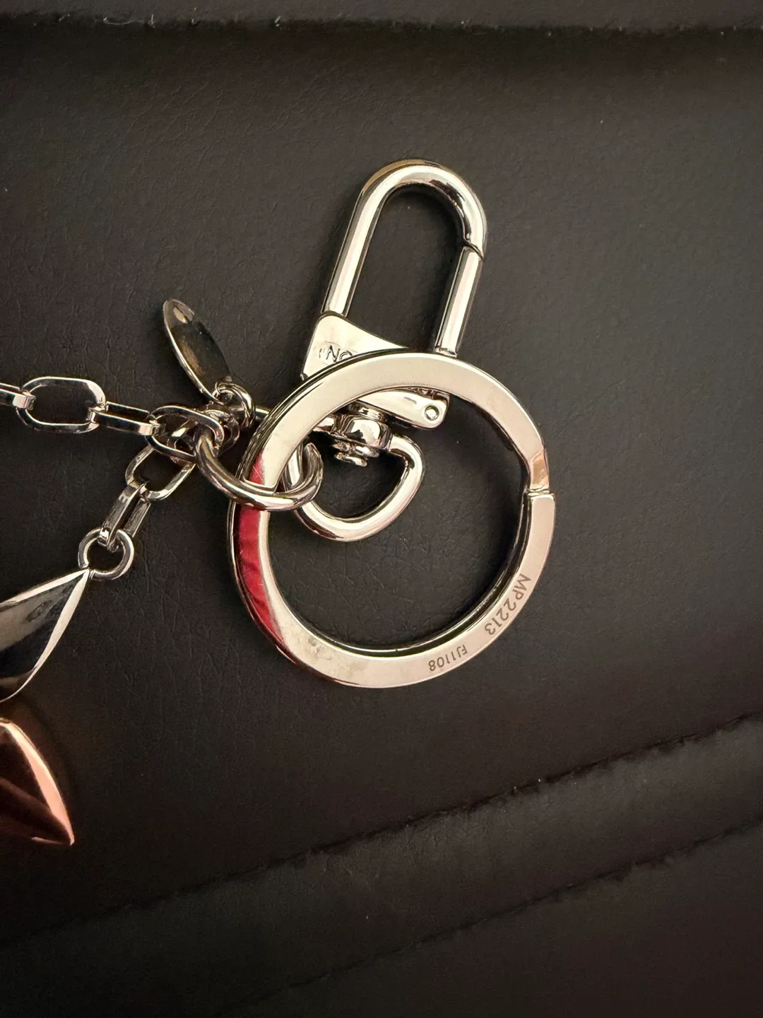 Louis Vuitton Two-tone Keychain/BagCharm image indicator(4)