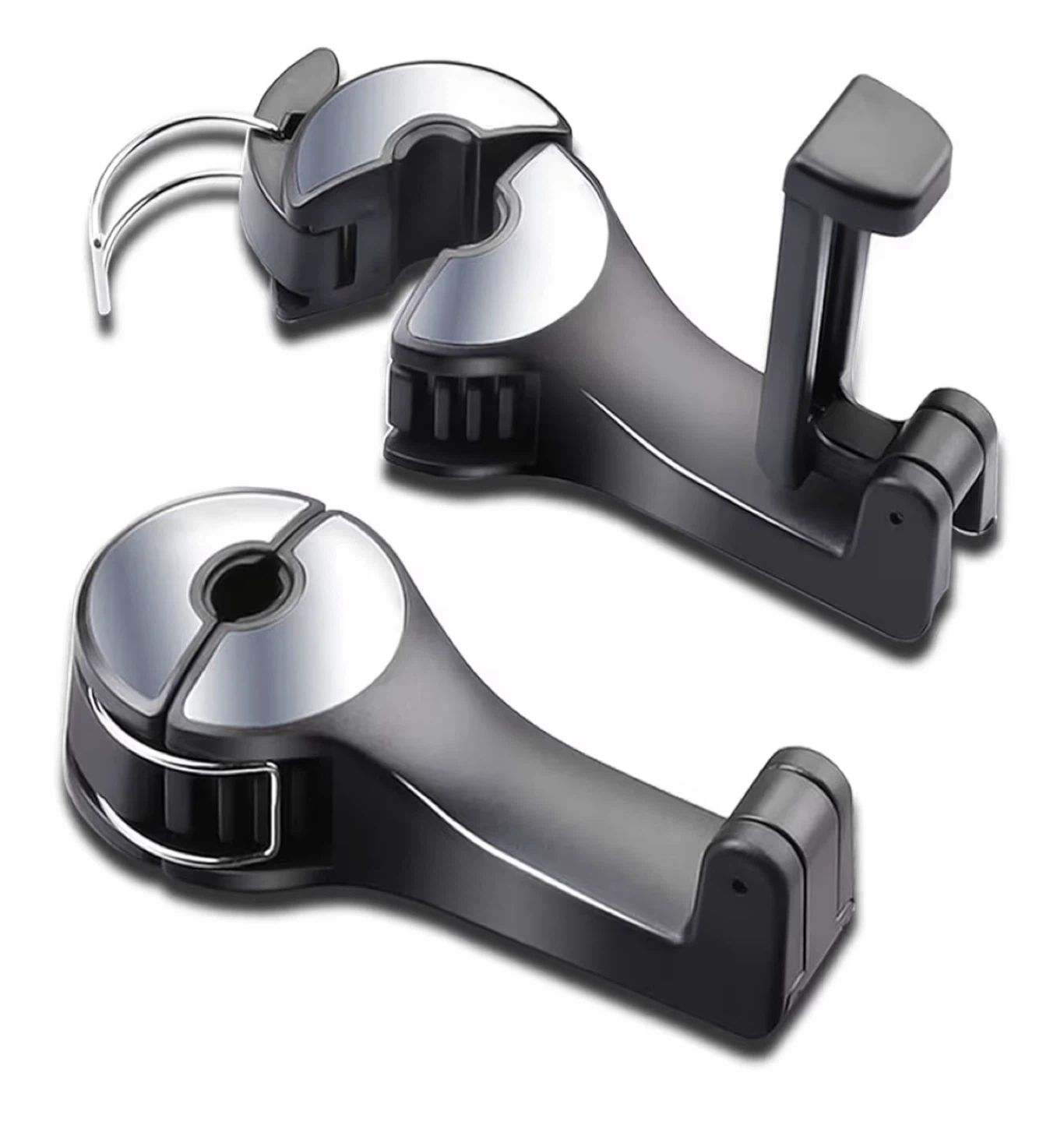 2 In 1 Car Headrest Hidden Hook - photo 3