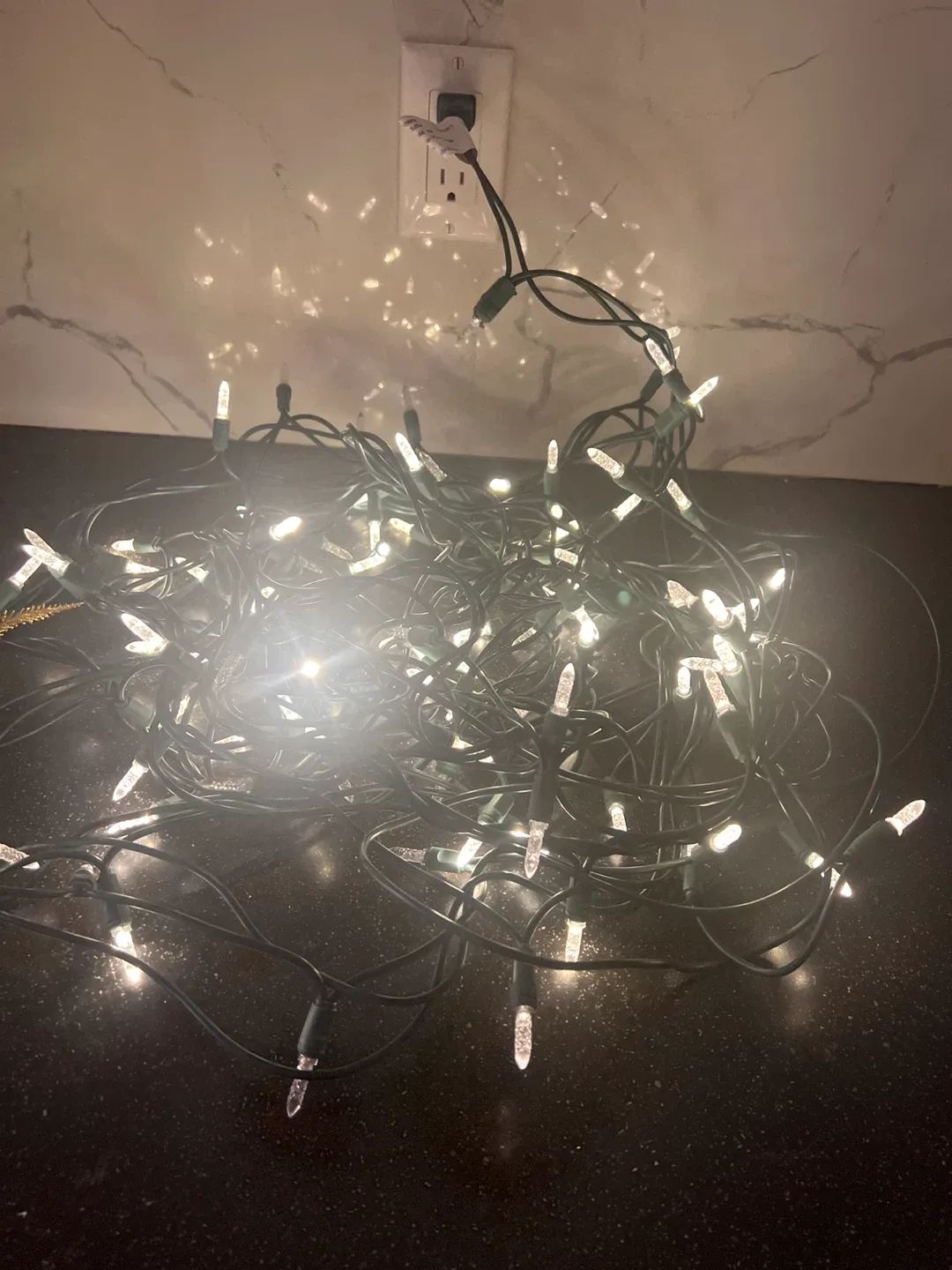 String of Christmas lights