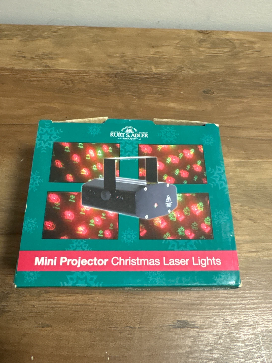 Kurt S. Adler Mini Projector Christmas Laser Lights