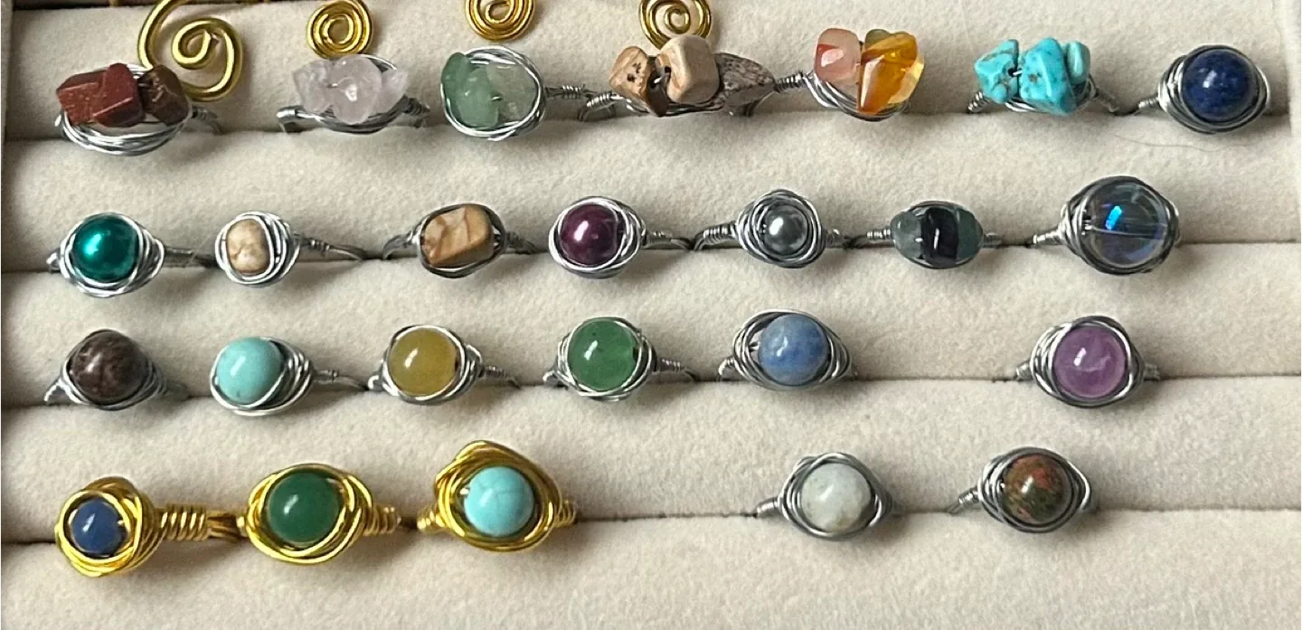 Handmade Wire Wrapped Rings