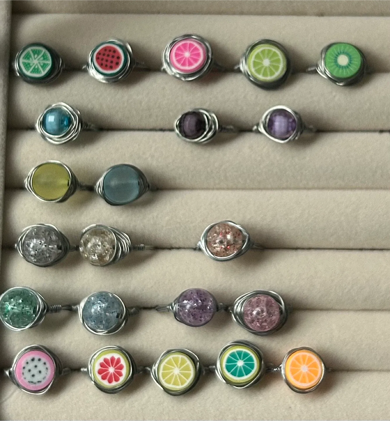 Handmade Wire Wrapped Rings image indicator(2)