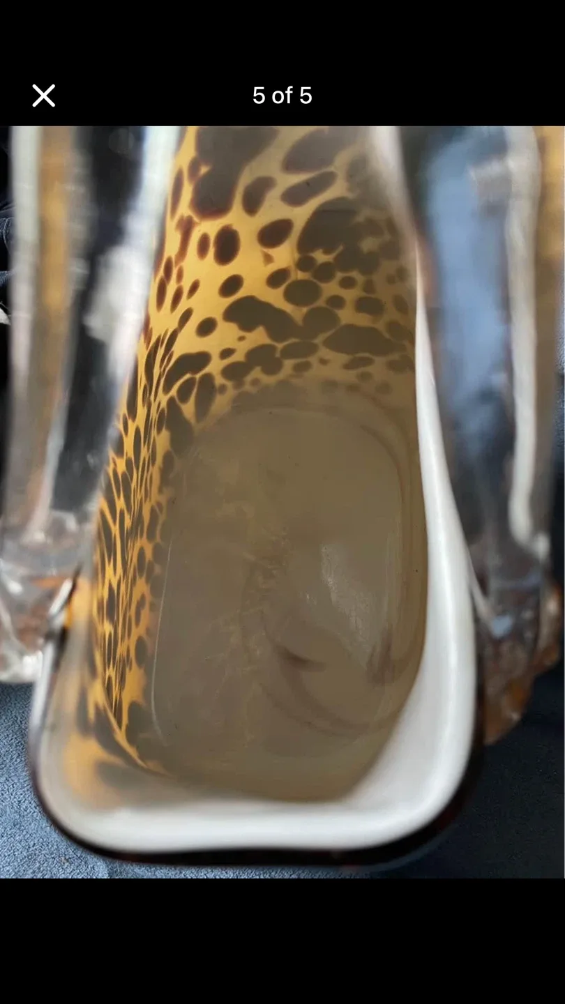 Leopard Print Glass Purse Vase image indicator(5)