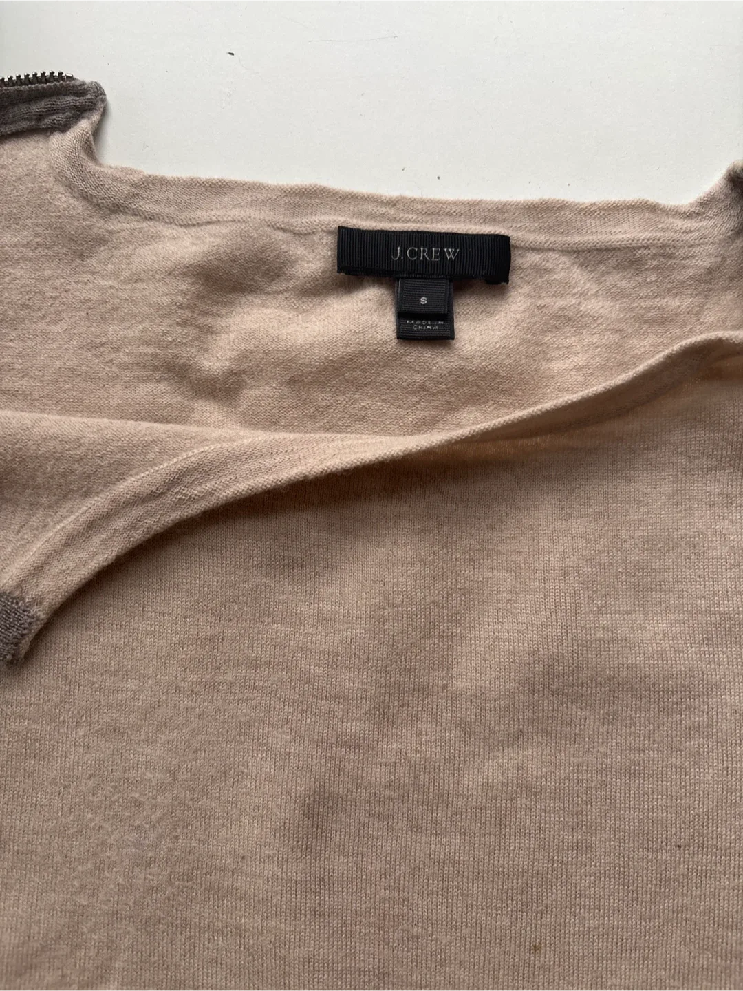 J.Crew Beige Sweater, Size Small wool image indicator(2)