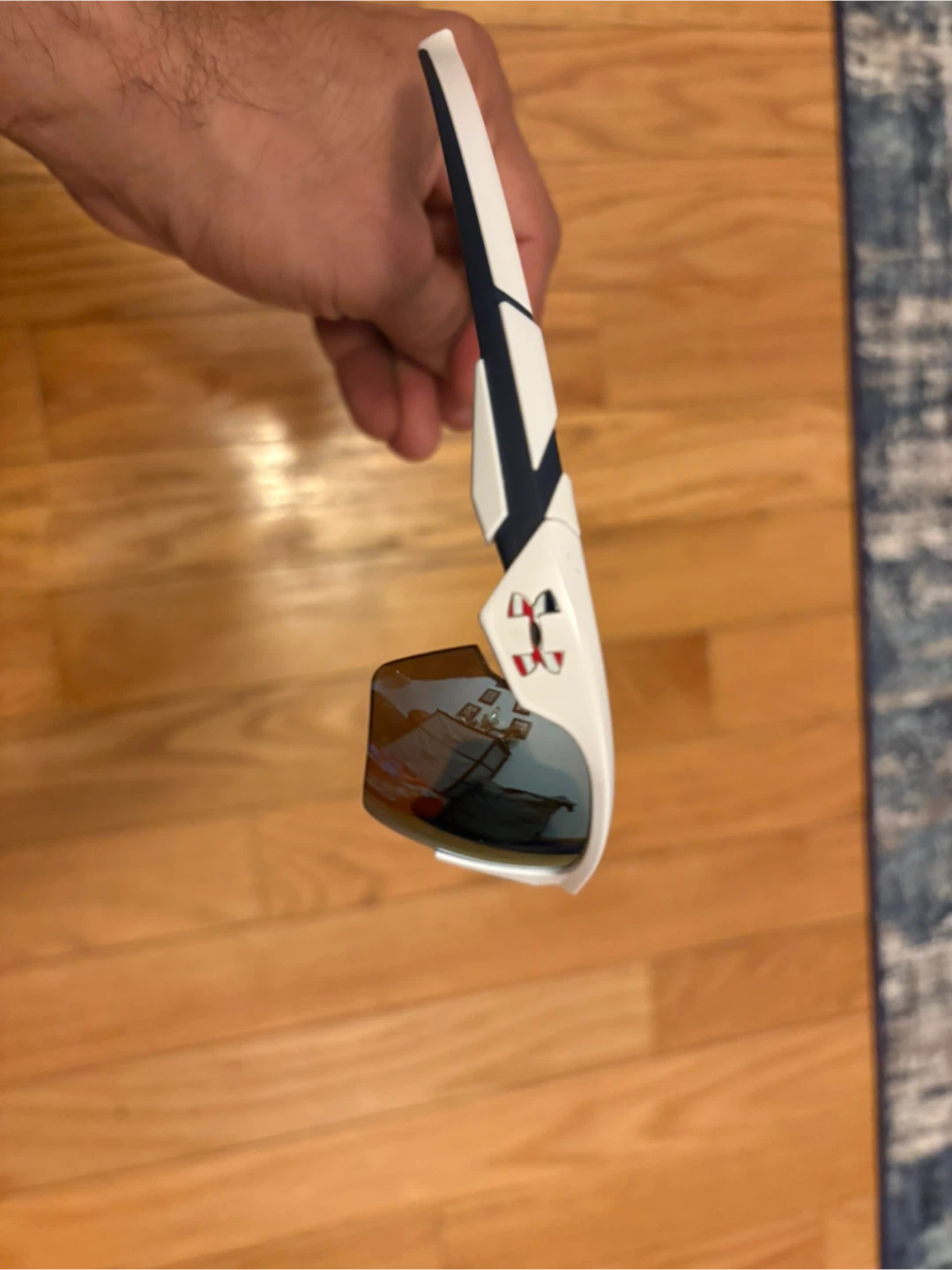 Under Armour Sunglasses White and Blue