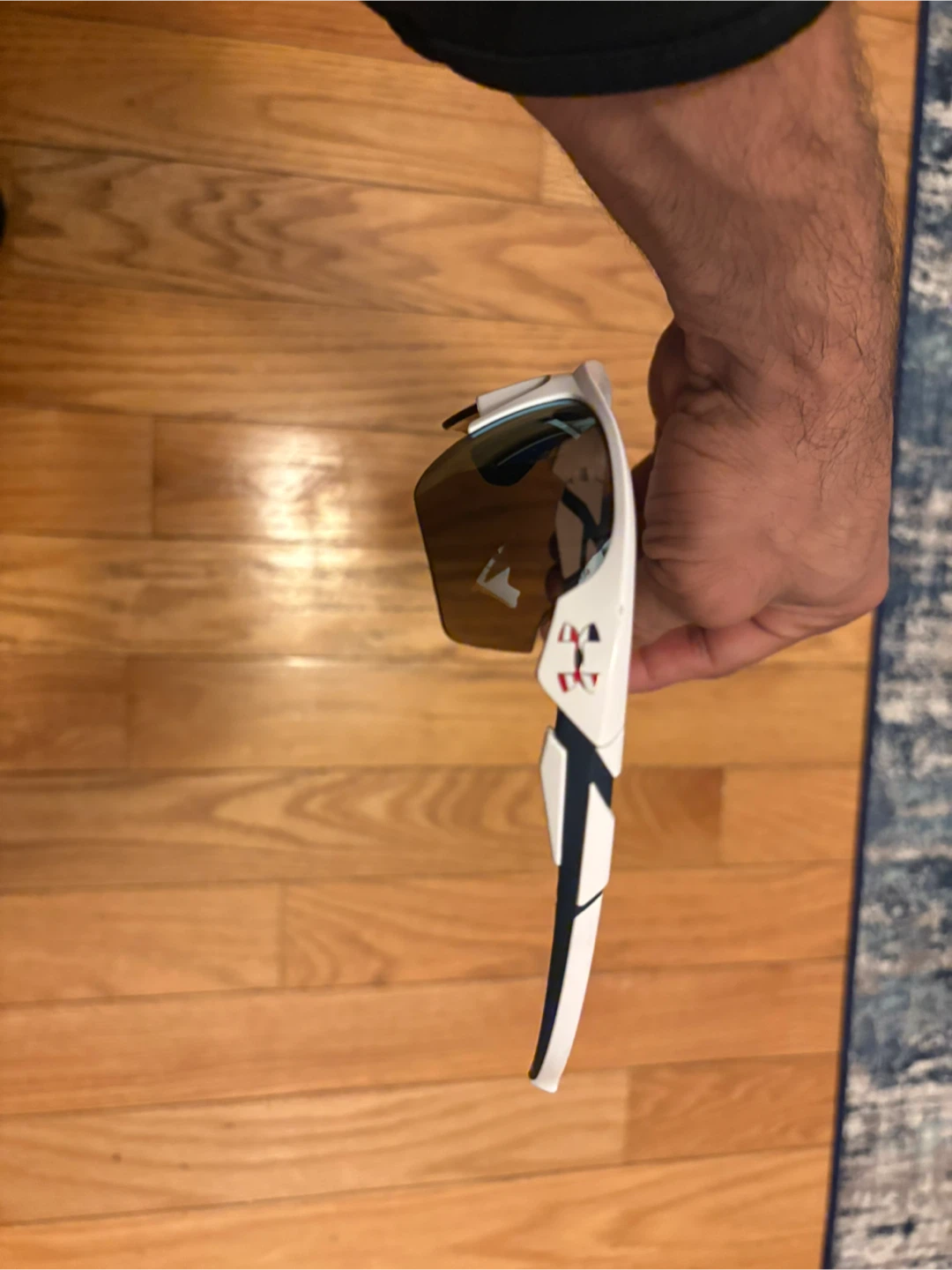 Under Armour Sunglasses White and Blue - photo 2