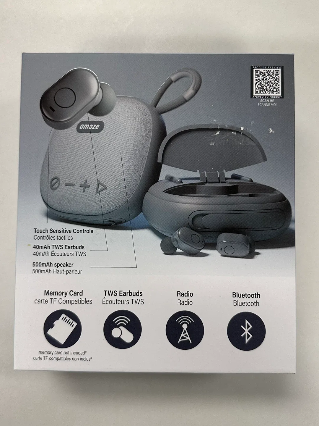 Wireless Speaker Bluetooth Earbuds image indicator(2)